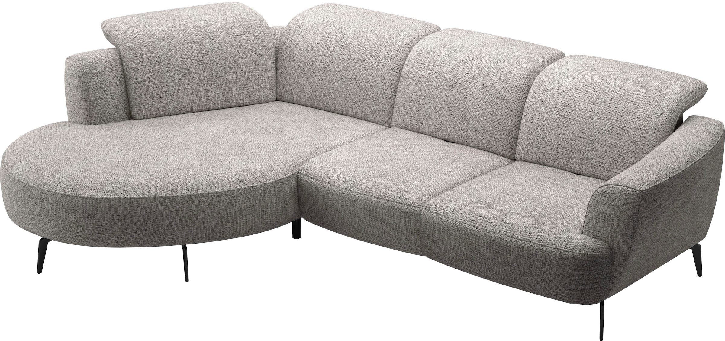 sit&more Ecksofa »Zoe«, ink.Sitztiefenverstellung, wahlweise mit Kopfteilverstellung