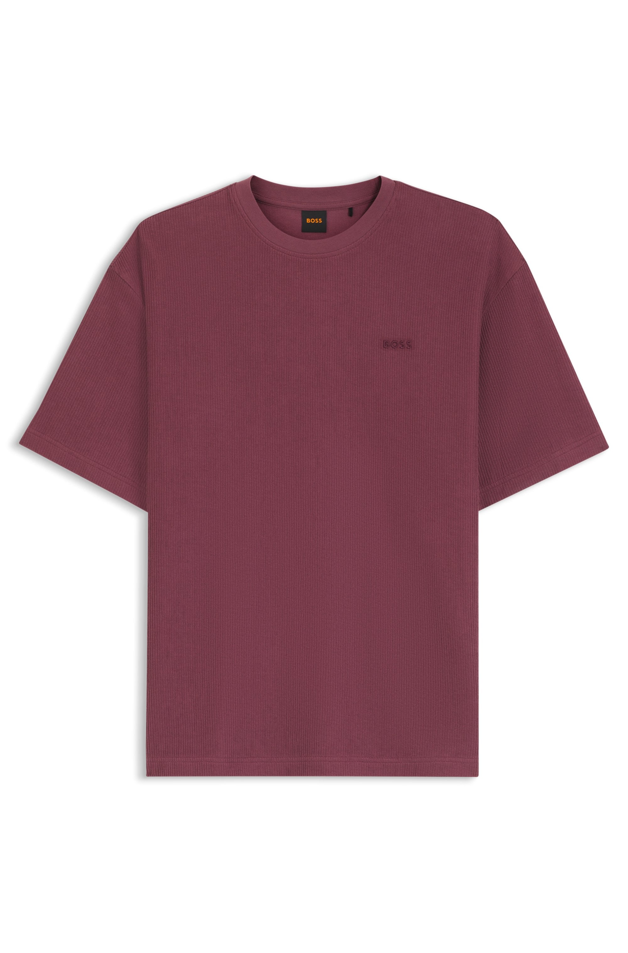 BOSS ORANGE T-Shirt Rundhalsausschnitt, Relaxed Fit, tonales Logo