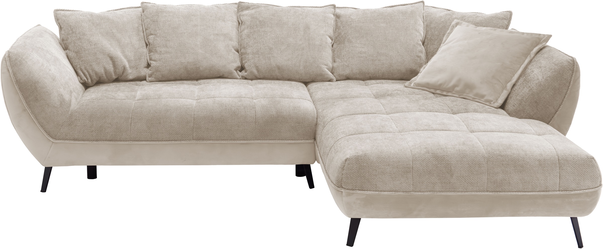 exxpo - sofa fashion Ecksofa »Midway mit einfacher Easy-Lift-Bettfunktion, günstig online kaufen