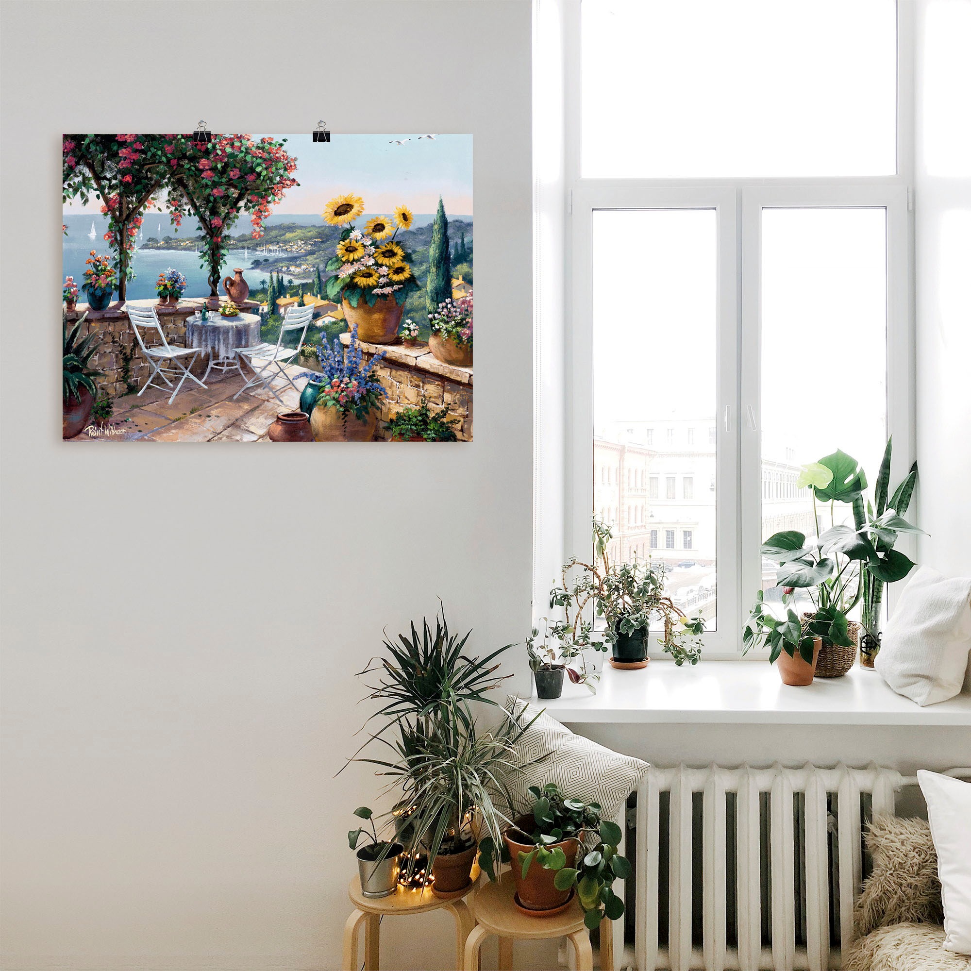 Artland Wandbild »Momente der Meditation«, Garten, (1 St.), als Leinwandbil günstig online kaufen