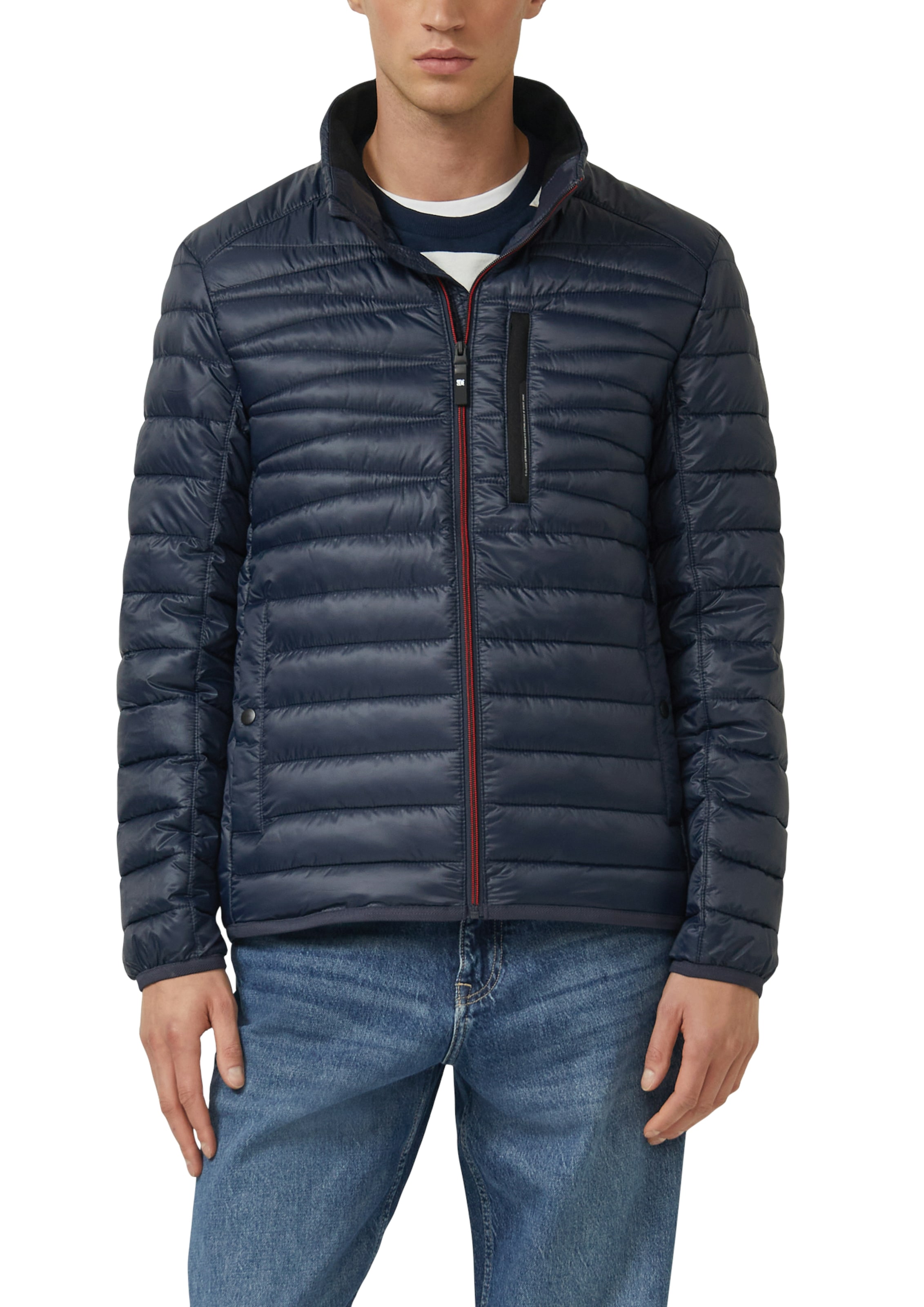 s.Oliver Steppjacke ohne Kapuze mit Stehkragen und Reißverschluss