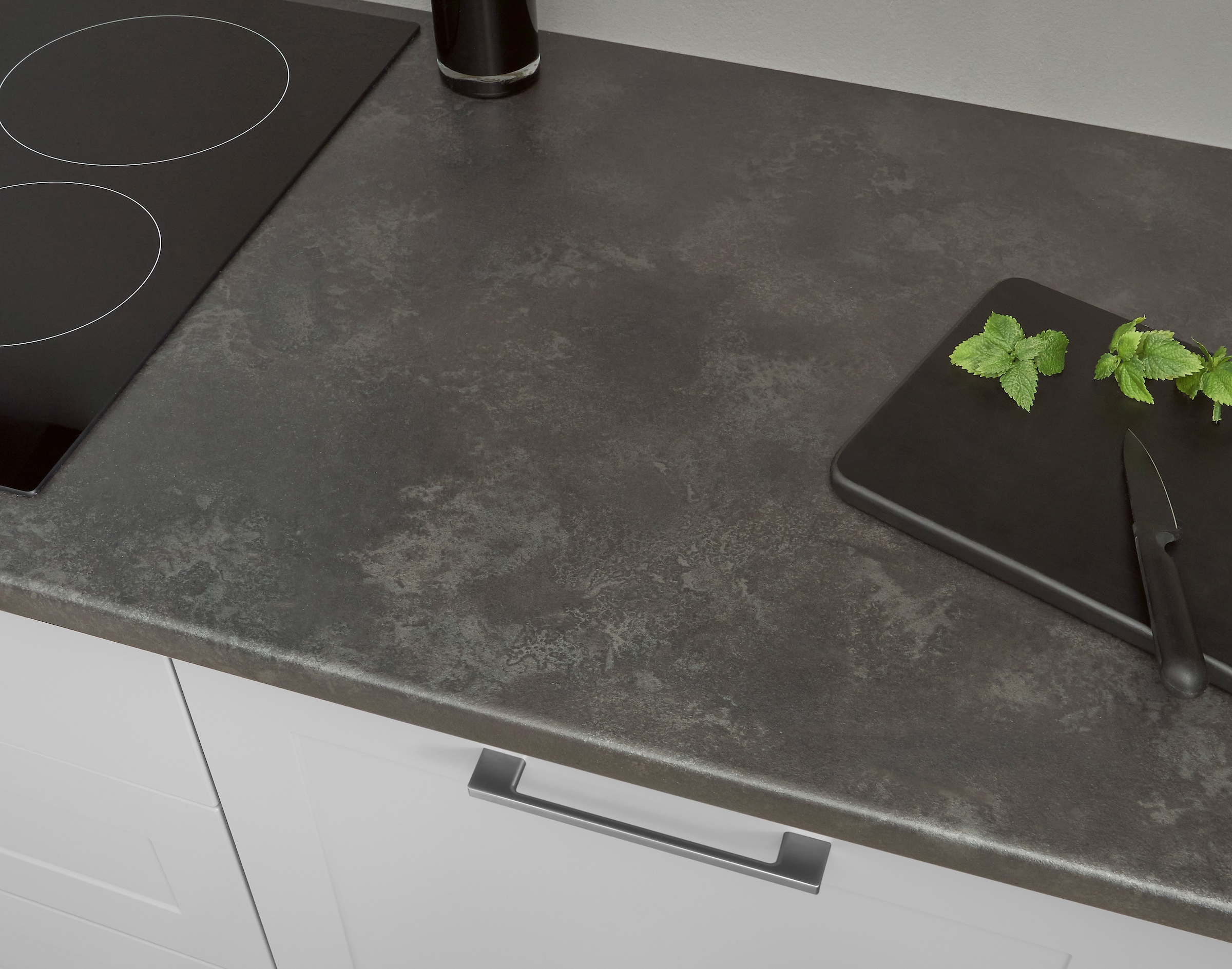 BASIC by Balculina Küchenzeile »Marsi«, Breite 280 cm, wahlweise mit E-Geräten, mit Soft-Close-Funktion