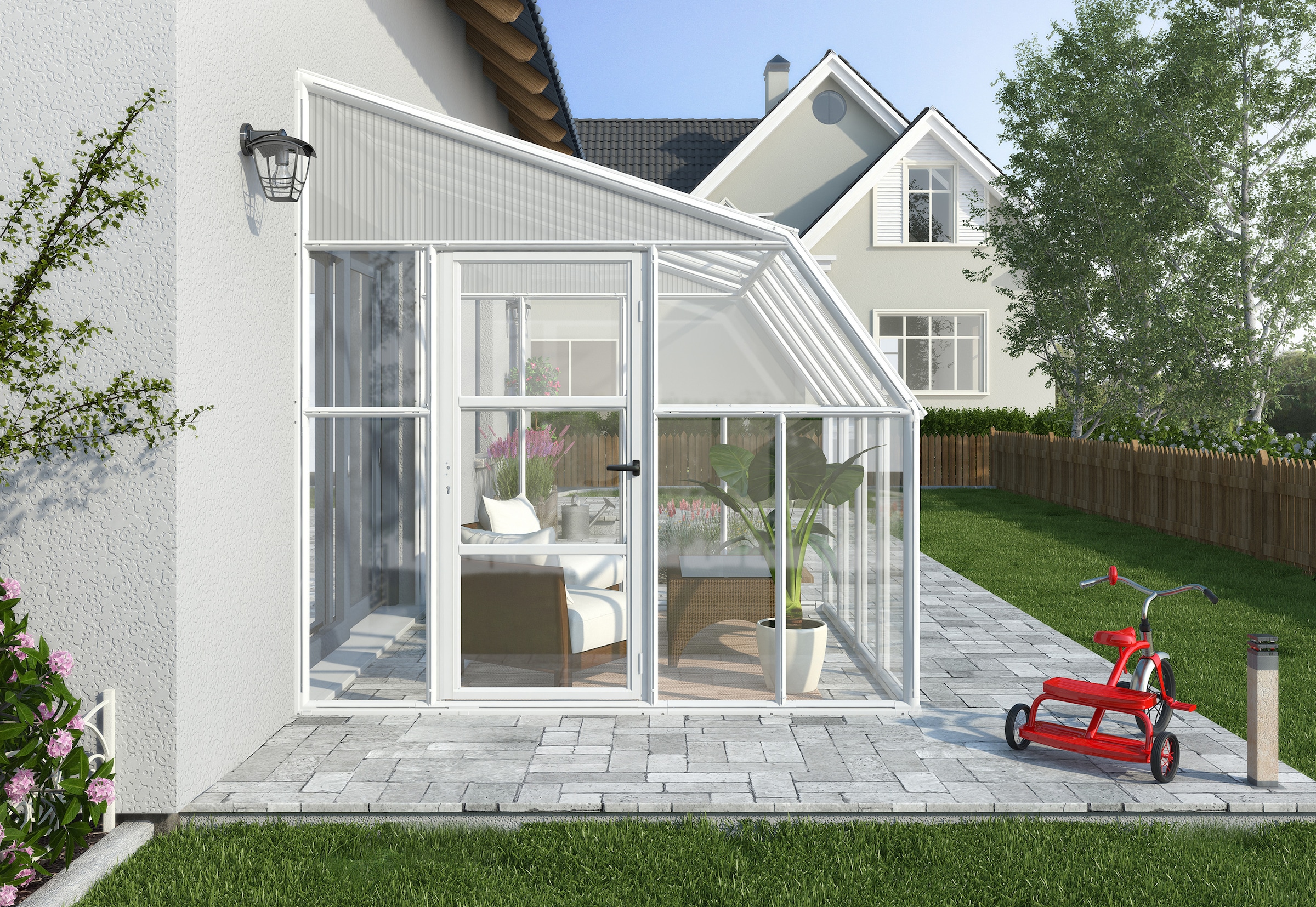 Palram - Canopia Gewächshaus »Sun Room«, lebenslang widerstandsfähige Wandpaneele