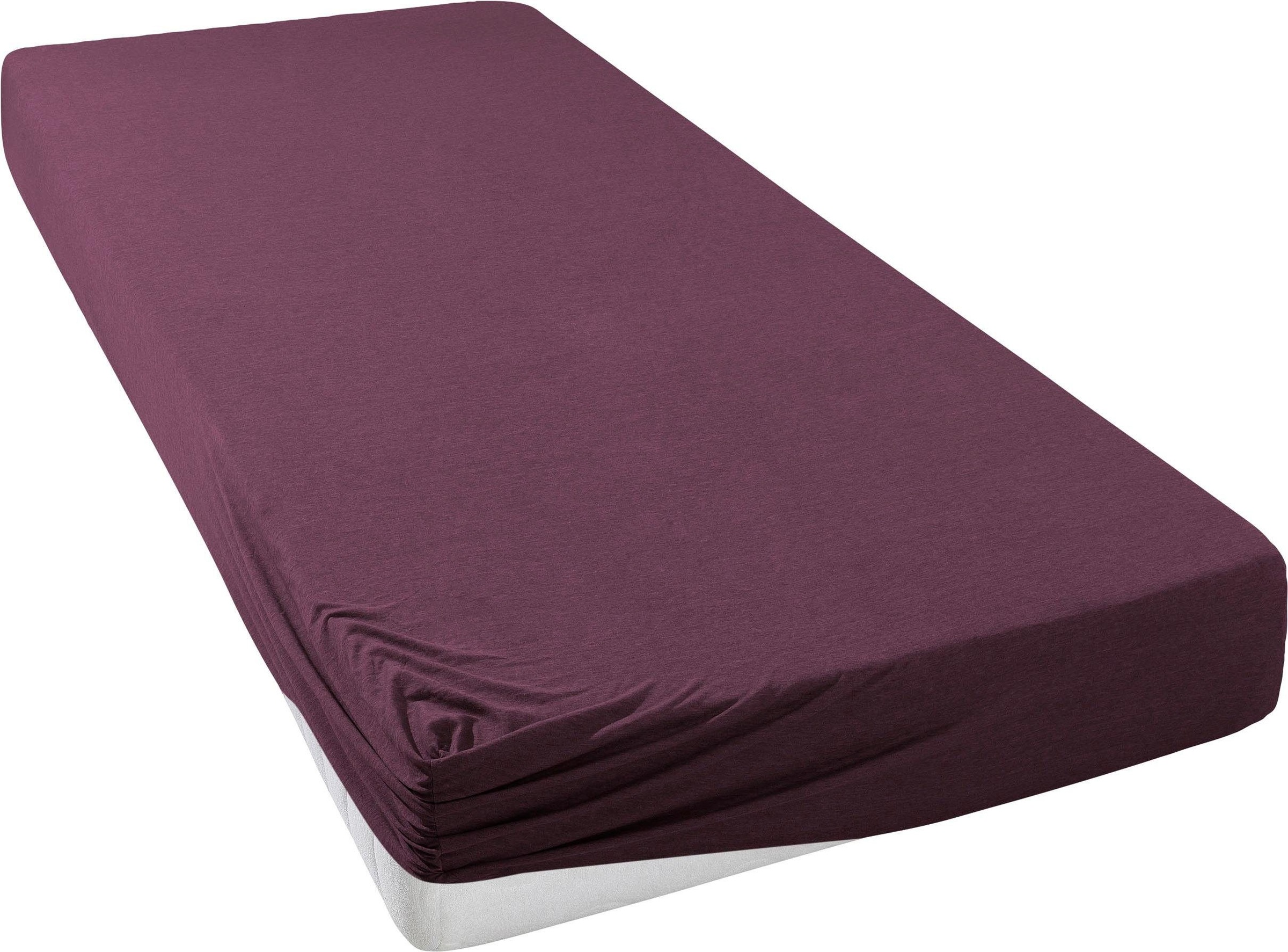 Leonique Spannbettlaken »Malia in Gr. 90x200, 140x200 oder 180x200 cm«, aus günstig online kaufen