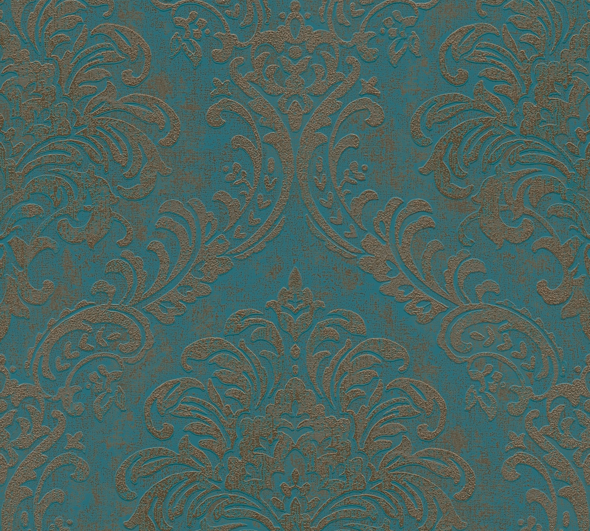 living walls Vliestapete »Metropolitan Stories. Travel Styles. Ornament-Tapete«, metallic-Metall-Effekte-gemustert, Tapete Klassisch Elegant Barock Vintage-Optik Shabby Chic Tapeten Flur