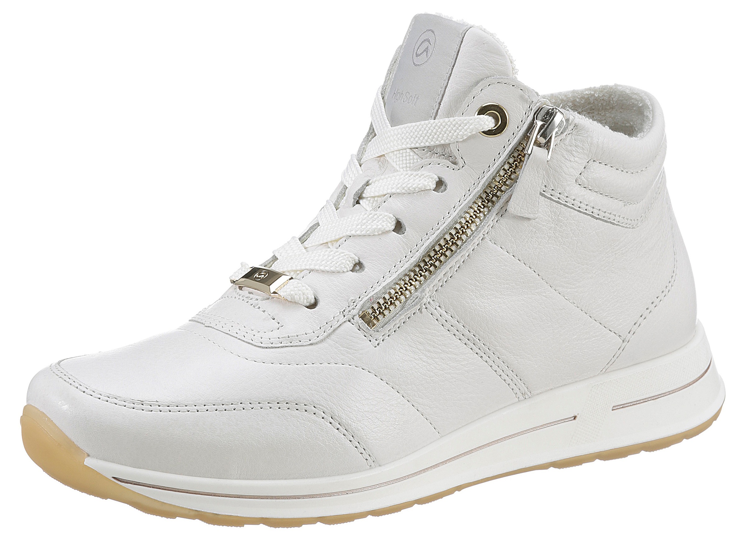 Schnürboots „OSAKA“, in Komfortweite G = weit, Gr. 2,5, creme