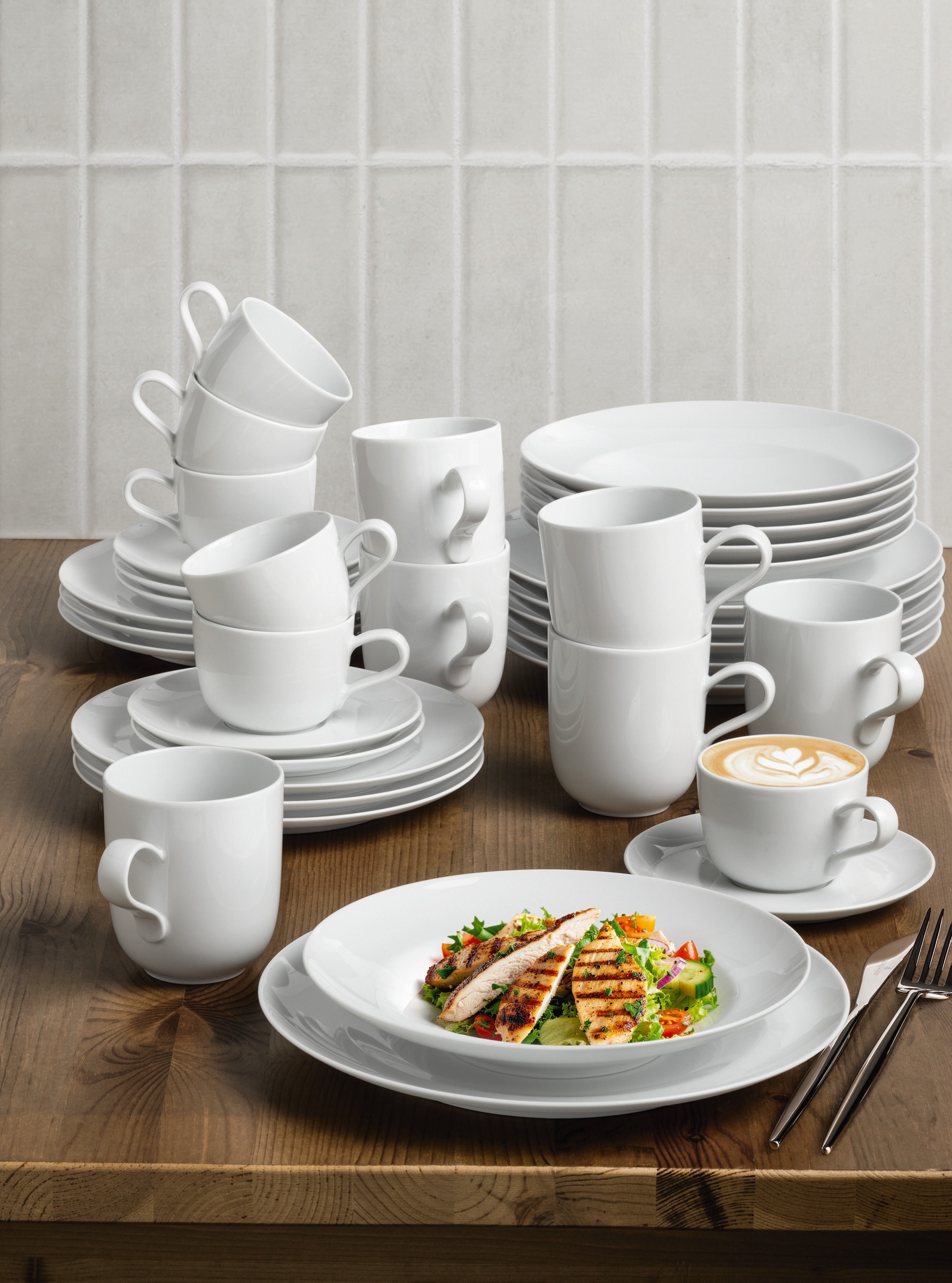 Seltmann Weiden Frühstücksteller »Liberty weiß« Dessertteller, Kuchenteller