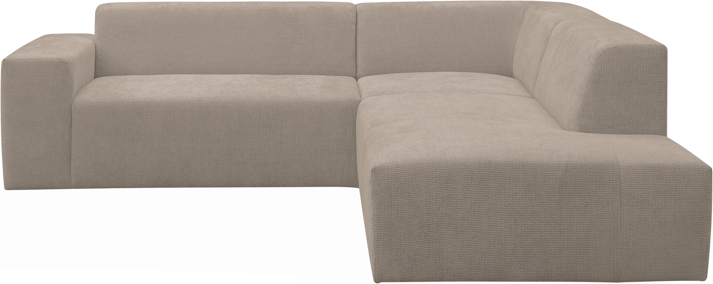 WERK2 Ecksofa »Zeus-M, tolles Sofa mit schönen Details, L-Form«, Curvy Tren günstig online kaufen