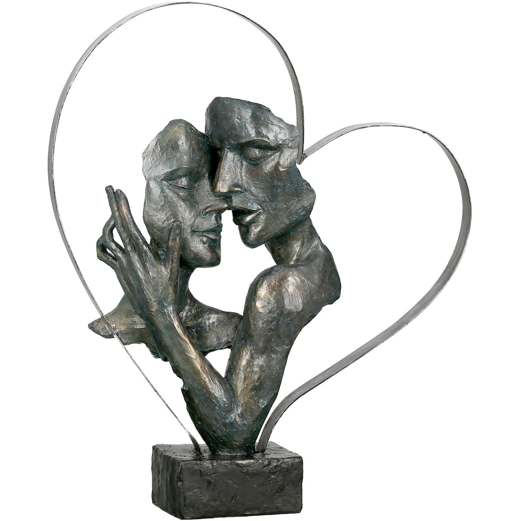 GILDE Dekofigur »Skulptur Essential, bronzefarben/braun«, bronzefarben/braun, Polyresin