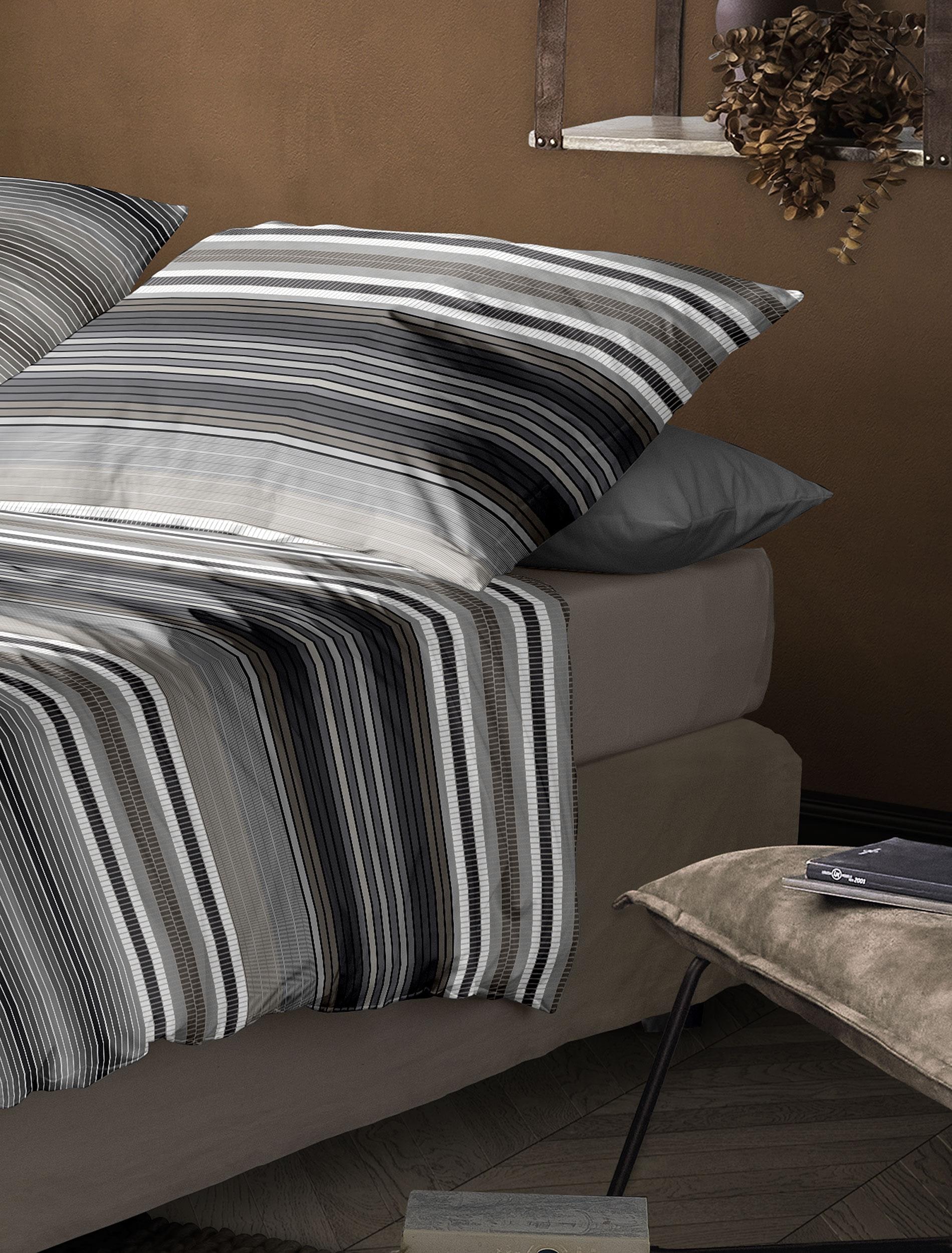 Irisette Bettwäsche »Wave-J 8651« 2 Stk. tlg. anschmiegsam und atmungsaktiv, Ganzjahresqualität