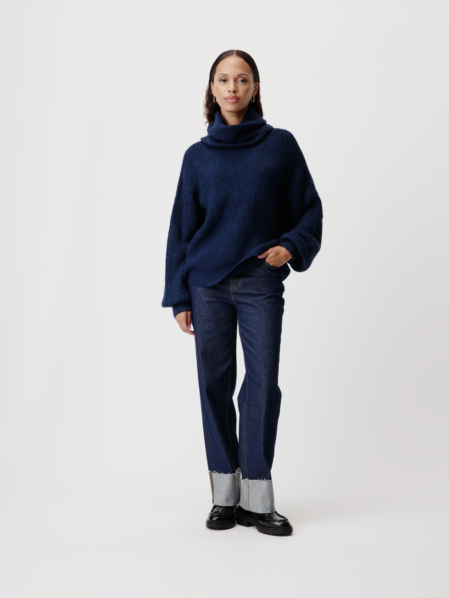 LeGer Strickpullover »Jarine, LeGer by Lena Gercke« Loose fit mit Rundhalsausschnitt