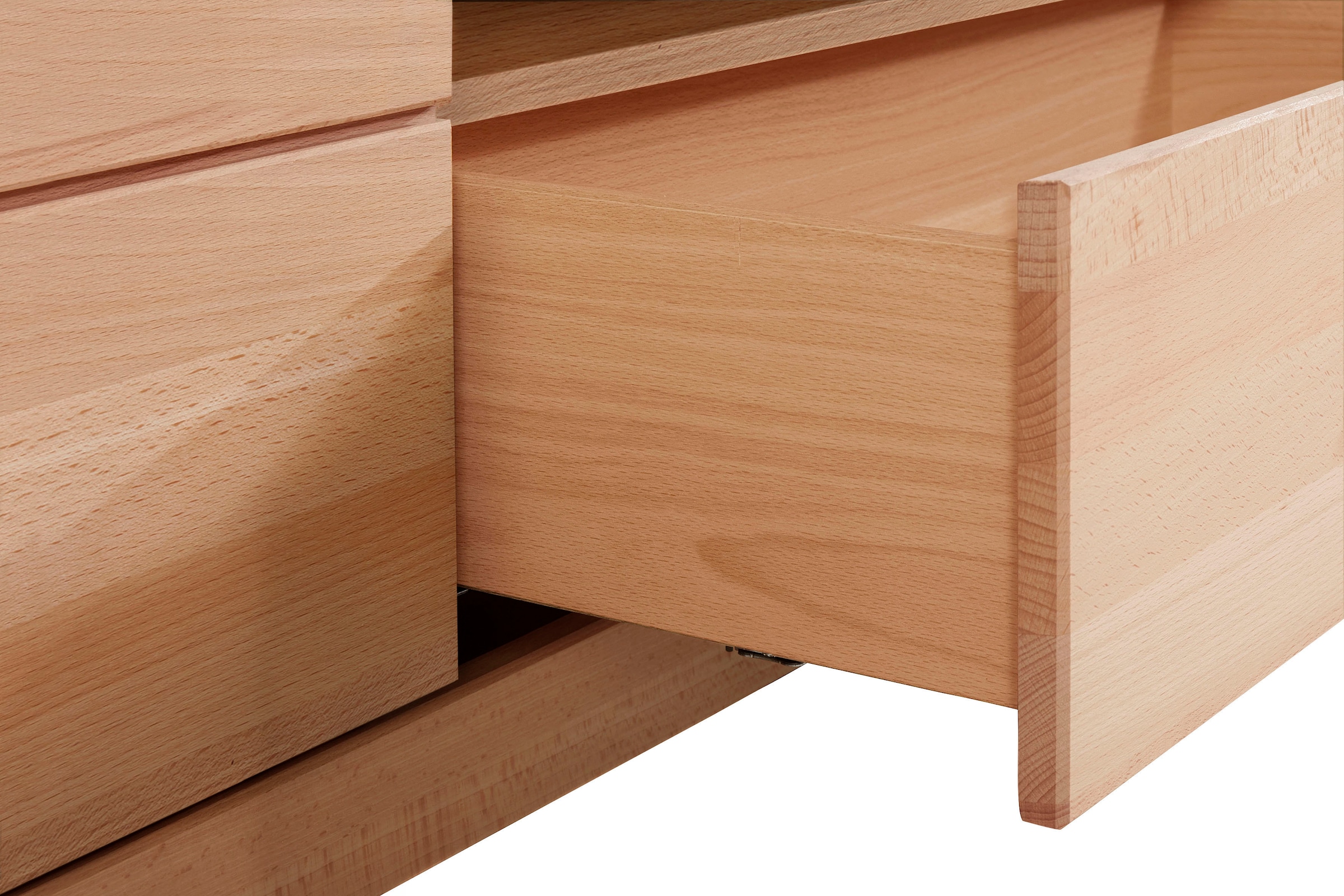 VOGL Möbelfabrik Lowboard »1237«, Massivholzfront, Breite ca. 171 cm, mit Softclose Funktion