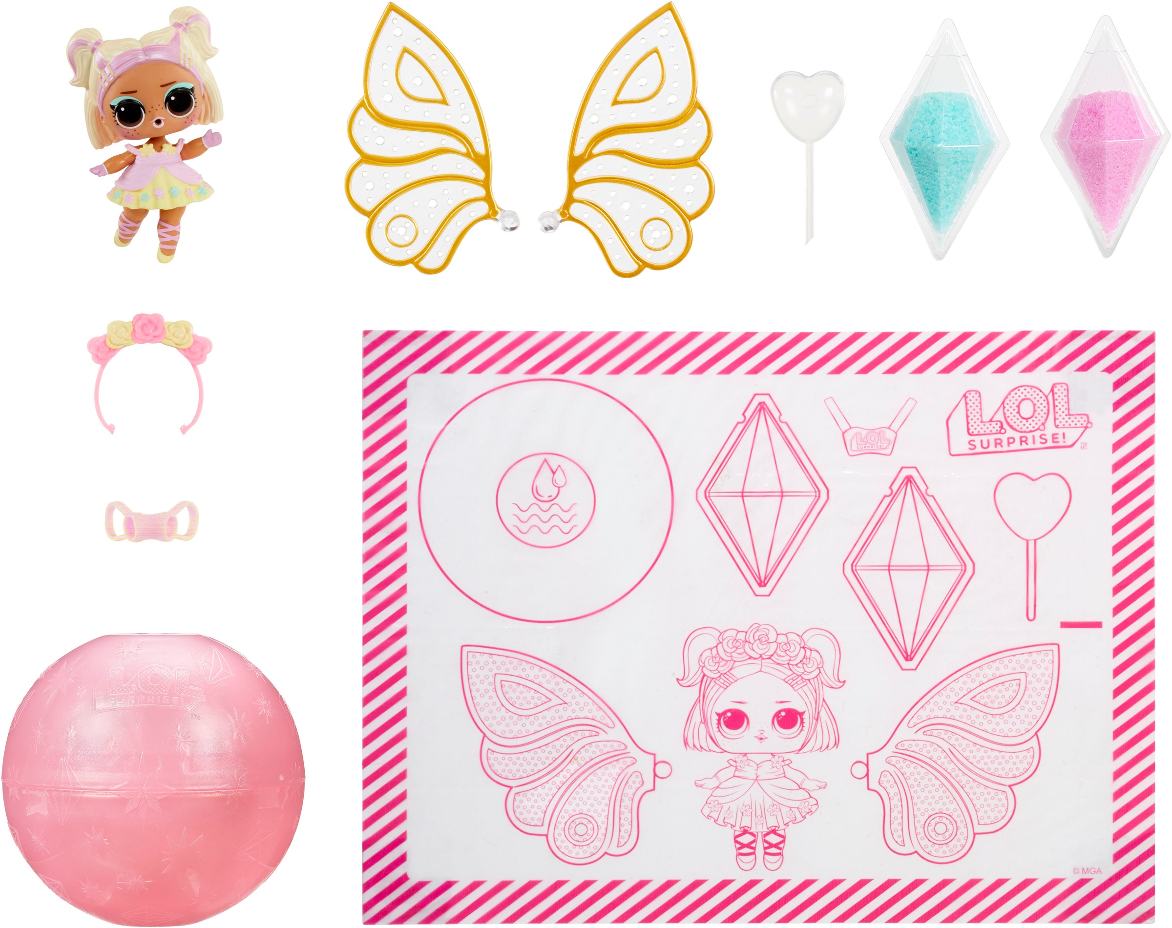 L.O.L. SURPRISE! Anziehpuppe »L.O.L. Surprise Fairy Tots Asst in PDQ«, sortierte Lieferung