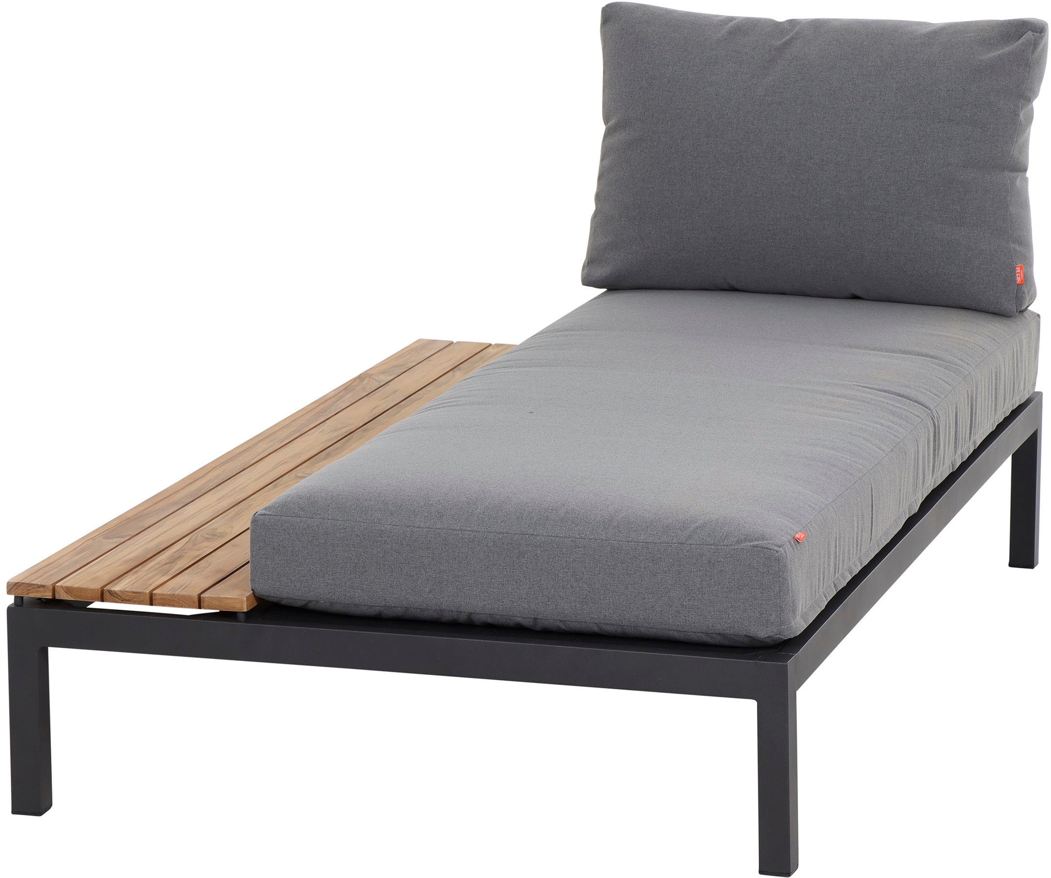 Siena Garden Gartenlounge-Set »Alvida«, (Set, 8 tlg.), bestehend aus 2 Liegen und 4 Kissen