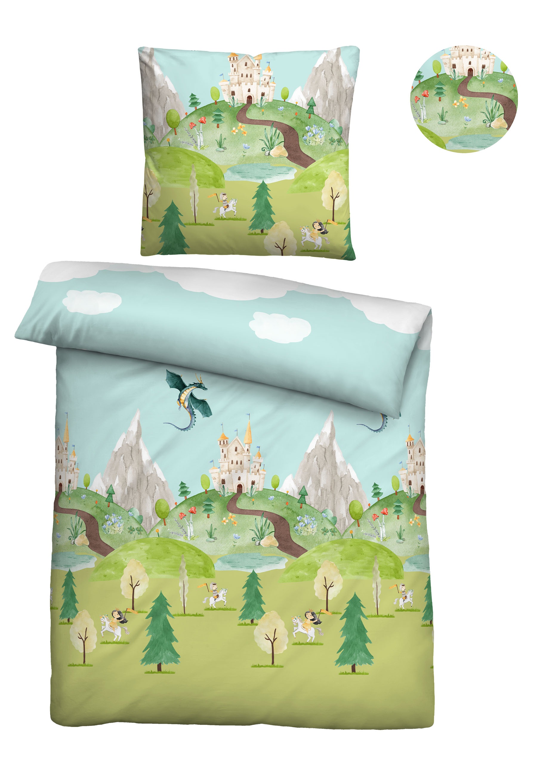 Biberna Kinderbettwäsche »0044331« 2 Stk. tlg. hautfreundlich, kühlend, mit günstig online kaufen