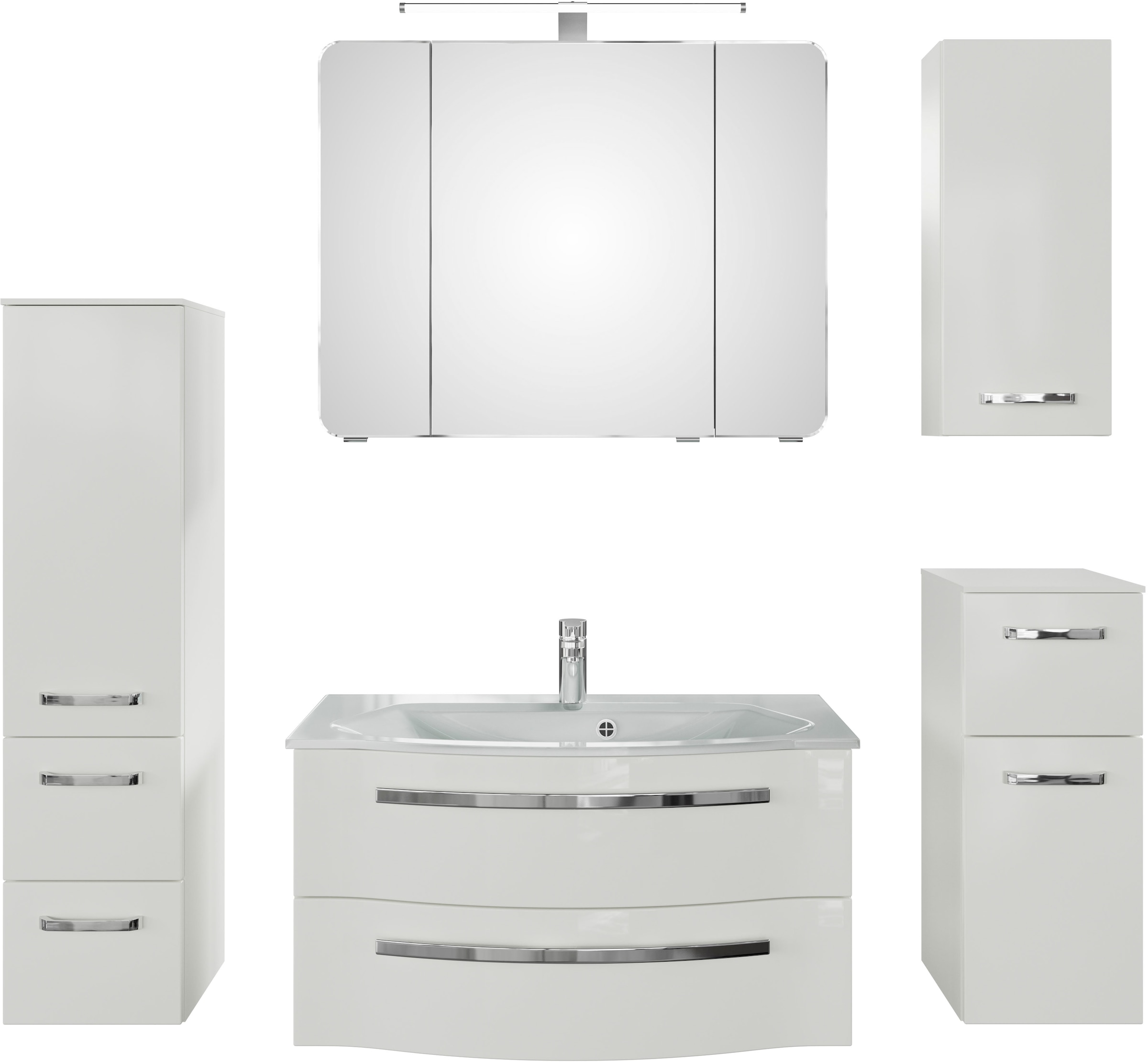 Saphir Badmöbel-Set »Serie 4005«, (Set, 6 St.), Badmöbel-Set Serie 4005, vo günstig online kaufen