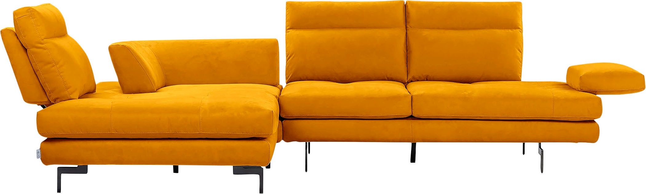 CALIA ITALIA Ecksofa »Toby Wing, Komfortsofa mit Sitzkomfort der Extraklass günstig online kaufen