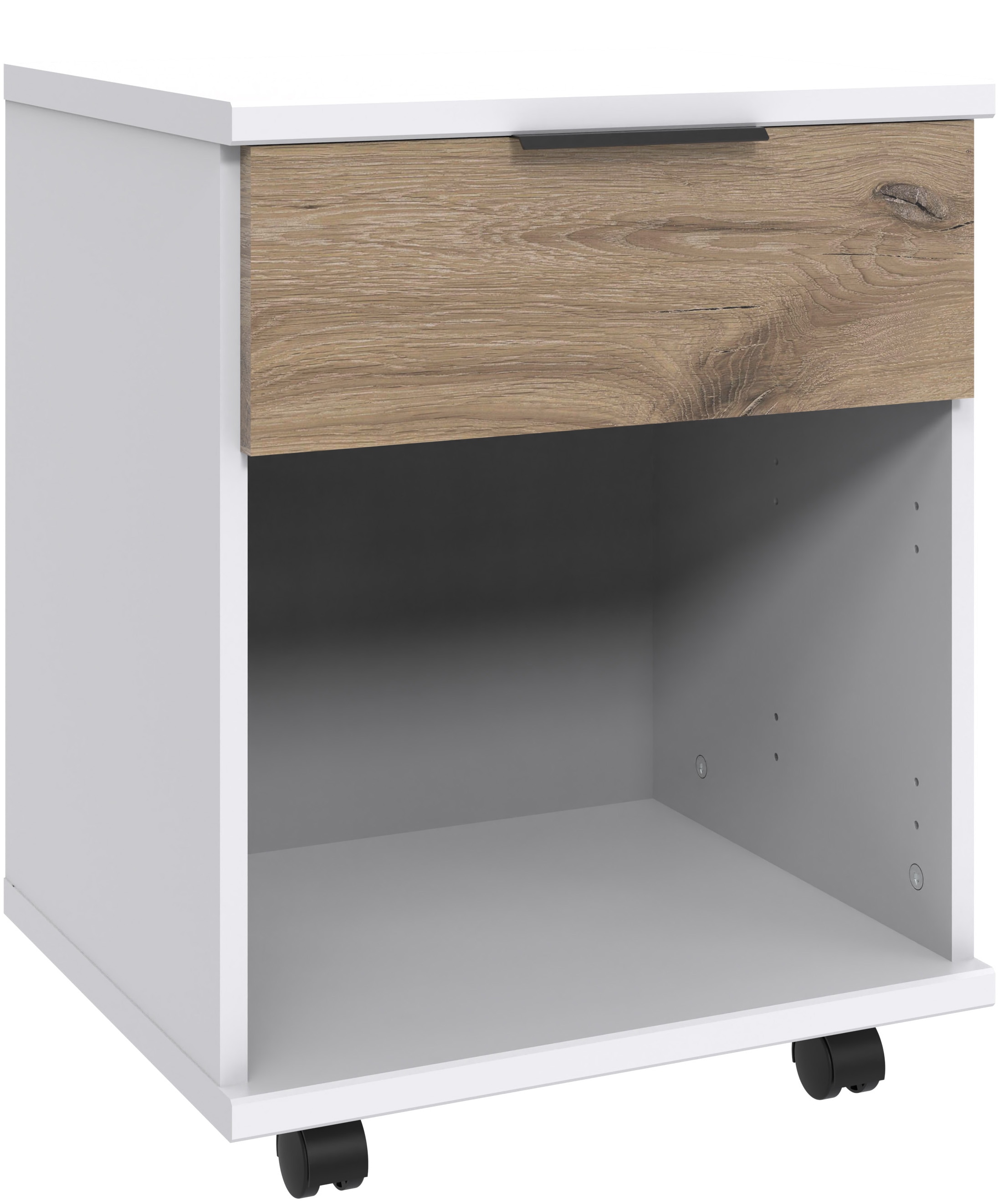 Wimex Rollcontainer »Norderney, B/T/H 46/40/58cm in 2 Farben«, 1 Schublade und 1 offenes Fach, auf Kunststoffrollen