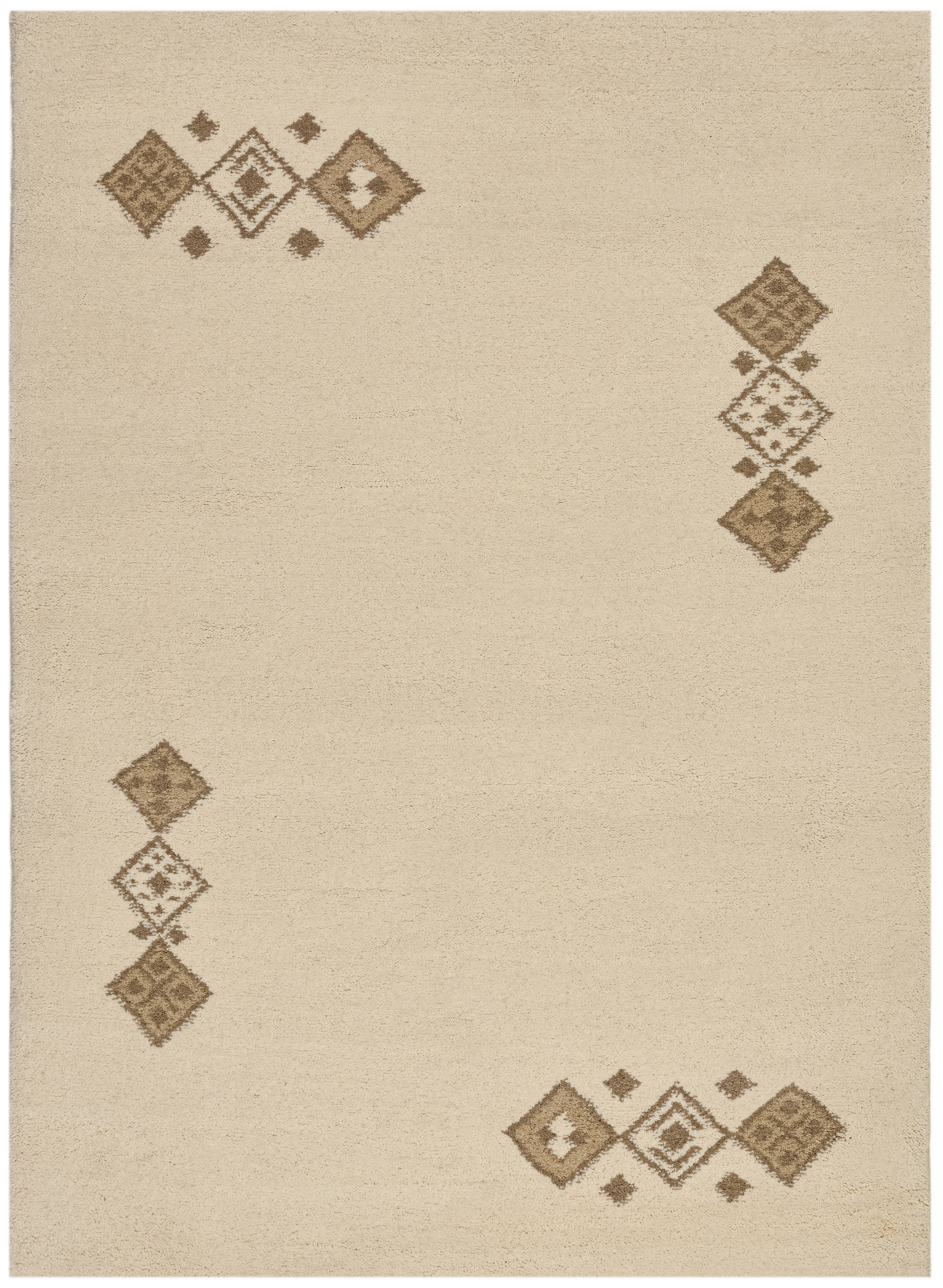 THEKO Wollteppich »Taza Royal 609« rechteckig 28 mm Höhe echter Berber Teppich aus Marokko, reine Wolle, handgeknüpft