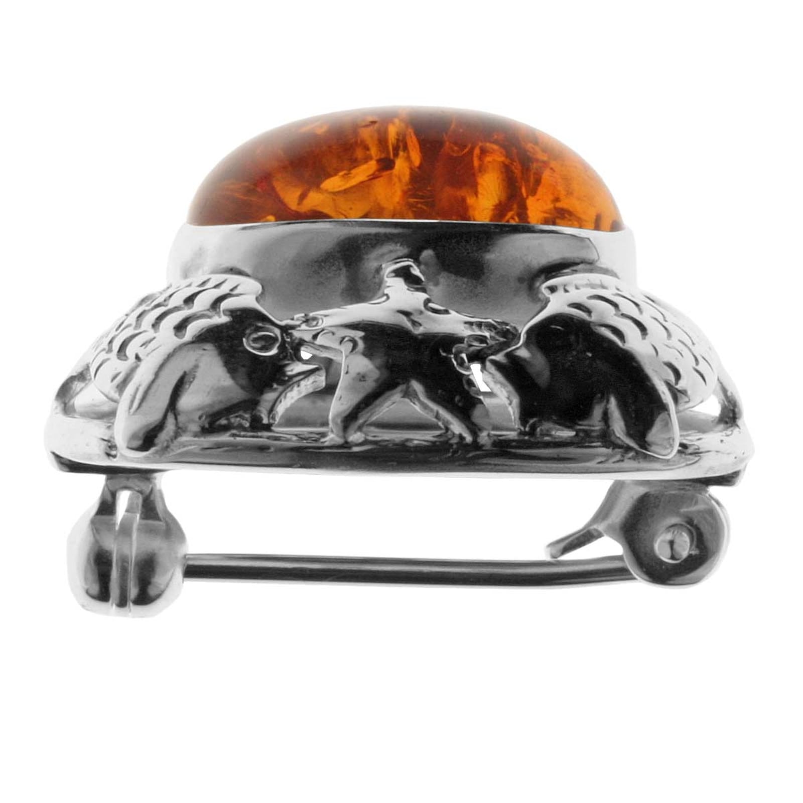 OSTSEE-SCHMUCK Brosche »Ostsee-Schmuck Brosche Fischland 23x21 mm«