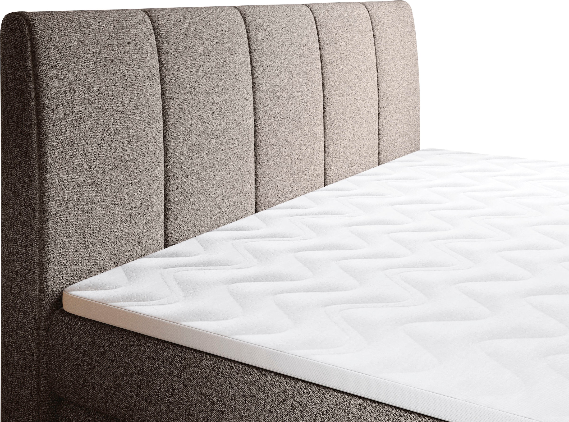 INOSIGN Boxspringbett »Fresco«, incl. 2 Bettkästen, Liegehöhe 60 cm, Kaltschaumtopper