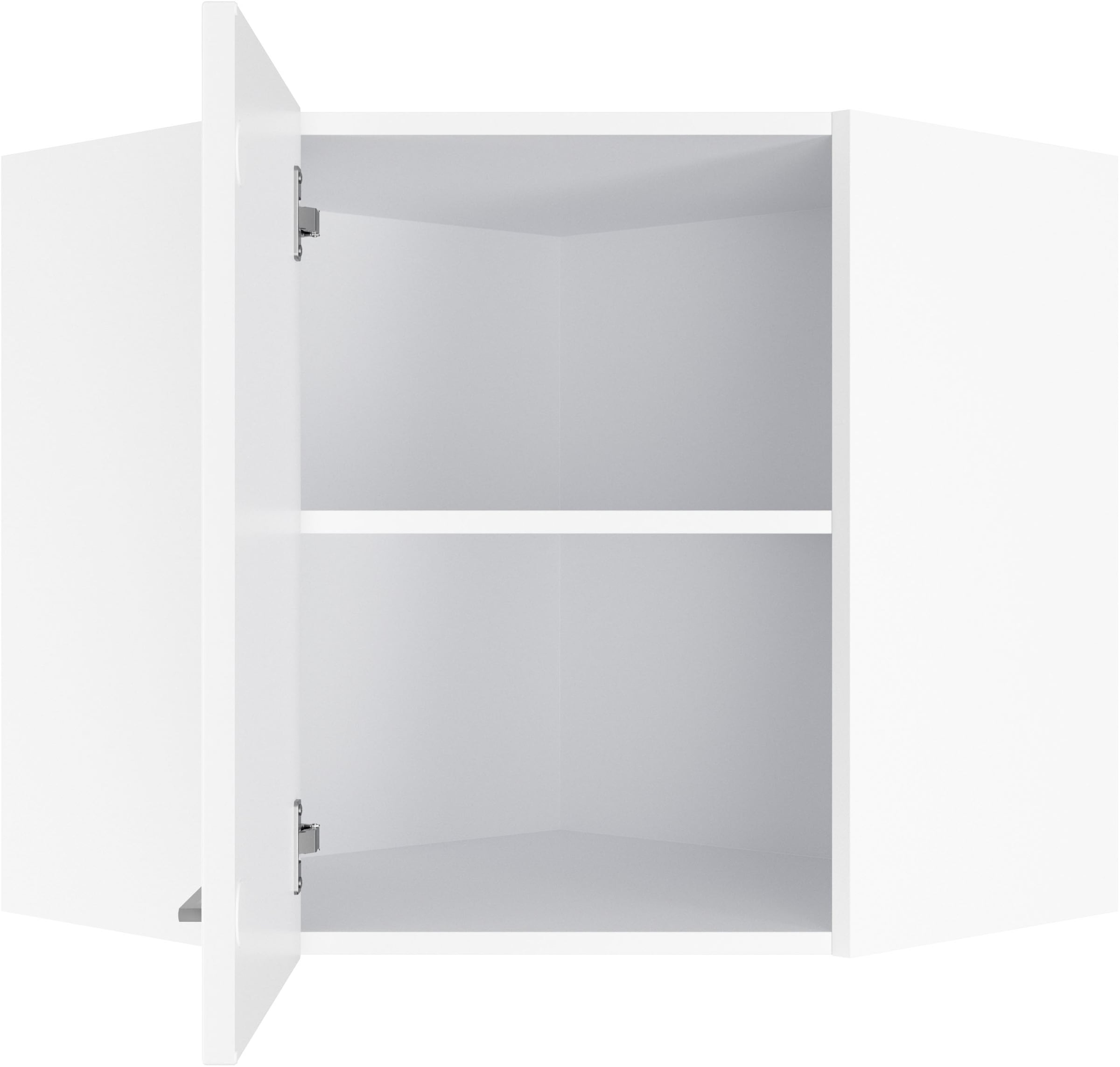 KOCHSTATION Eckhängeschrank »KS-Milan«, Eckhängeschrank 60x60 cm, matte oder hochglänzende Fronten