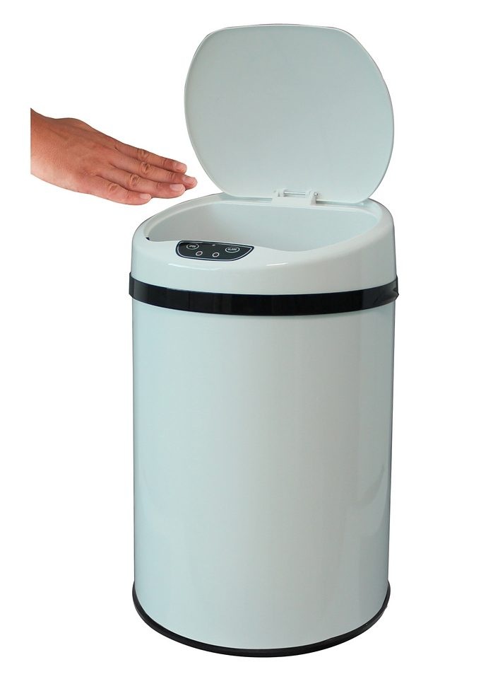ECHTWERK Mülleimer »INOX BRUSHED«, 1 Behälter, Infrarot-Sensor, Korpus aus Edelstahl, Fassungsvermögen 9 Liter