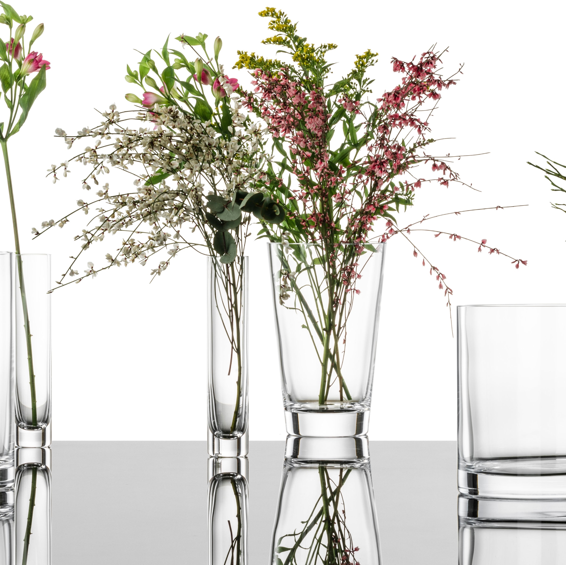 Eisch Germany Tischvase »TONIO«, (1 St.), mundgeblasen, Kristallglas, dickwandig, 25 cm