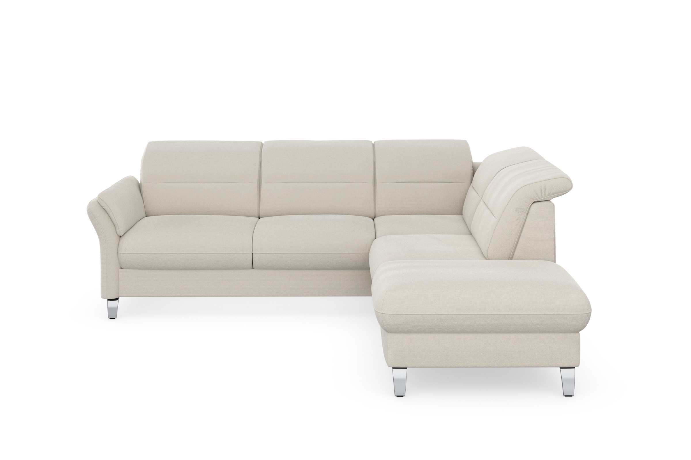 sit&more Ecksofa »Grenoble L-Form mit Federkern«, wahlweise mit Bettfunktio günstig online kaufen