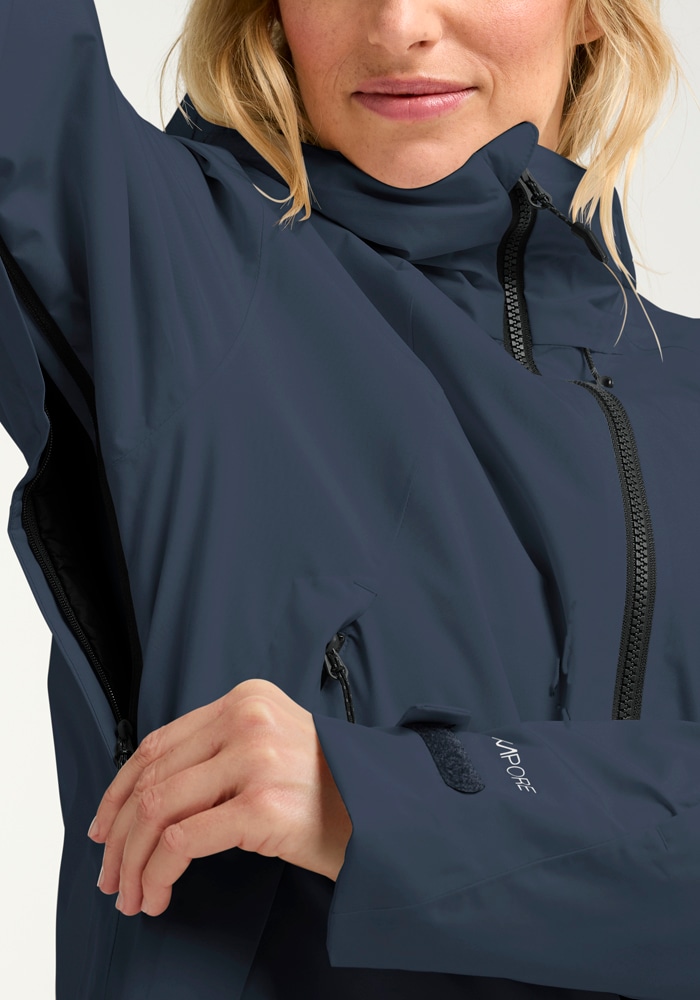 Jack Wolfskin Skijacke »FLOWLINE PRO 2L INS JKT W«, mit Kapuze