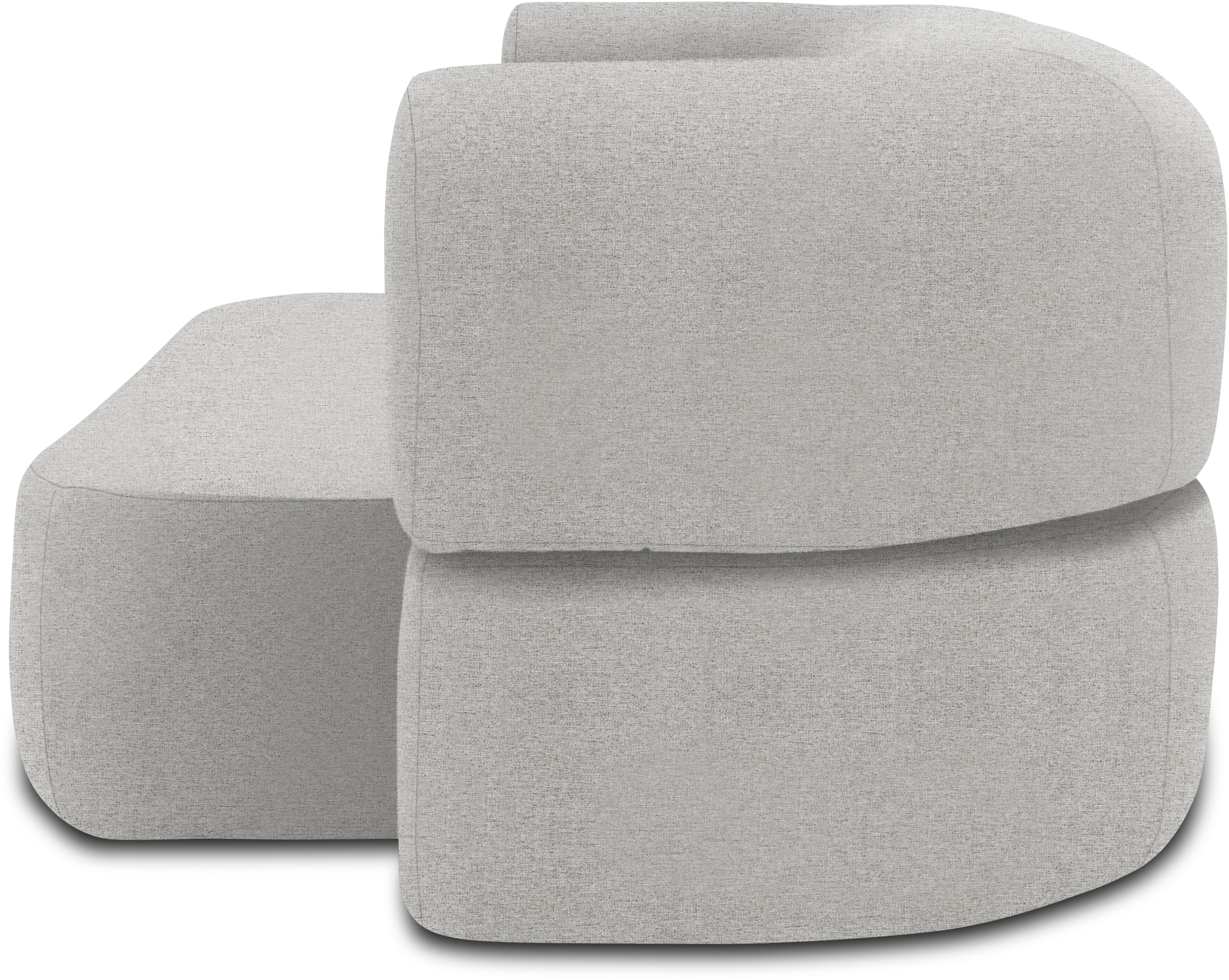 INOSIGN Schlafsofa »Denair oval Federkern«, 2-Sitzer durch Klappen verwandeln in eine Liegefläche