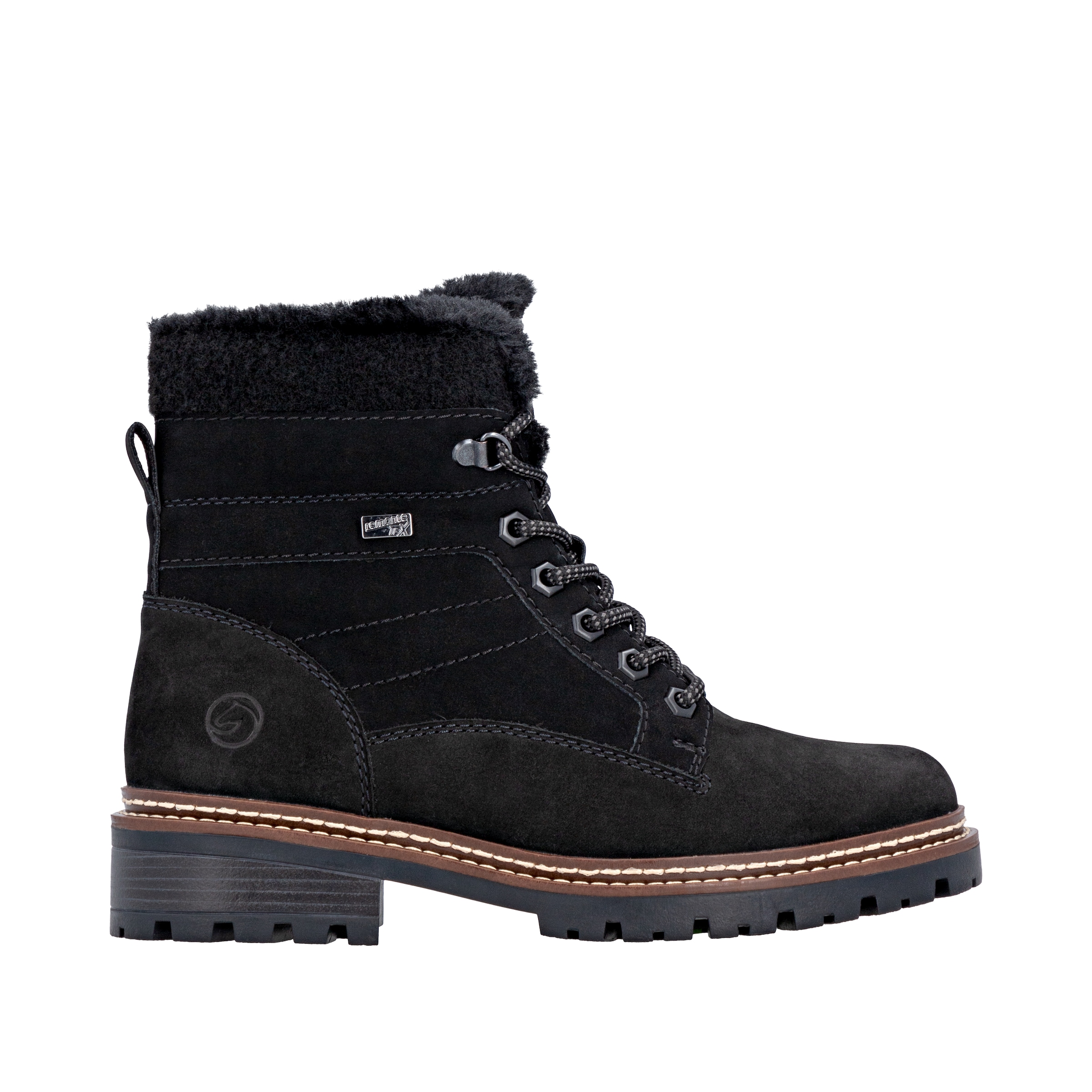 Remonte Winterstiefelette »Elisabeth Hurley-Collection«, Schnürboots mit wasserabweisender TEX-Membran und Fiber Grip