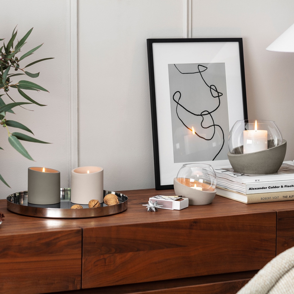 Villeroy & Boch Duftkerze »Duftkerzen Energy New Moon Home ø 8,6 x 9,1 cm 6er Set beige«