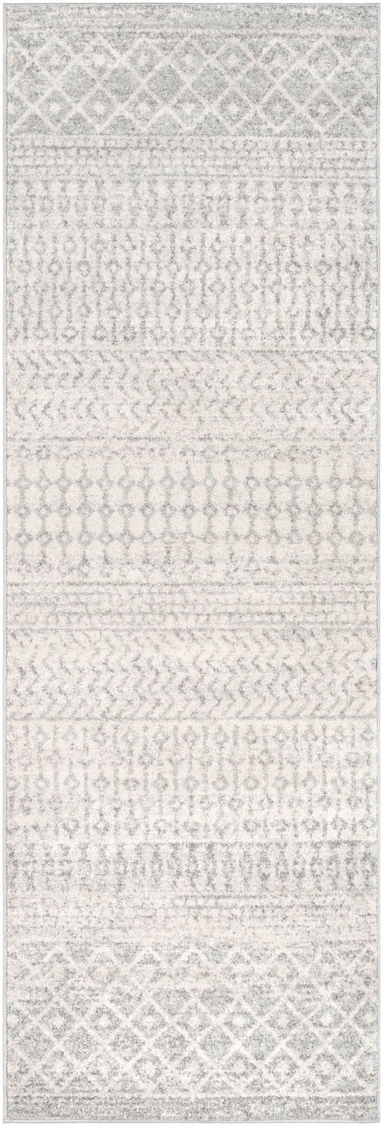 Livabliss Teppich »NICE«, rechteckig, 8 mm Höhe, Skandi Design, Boho Kurzflor Wohnzimmerteppich, Schlafzimmer, Grau