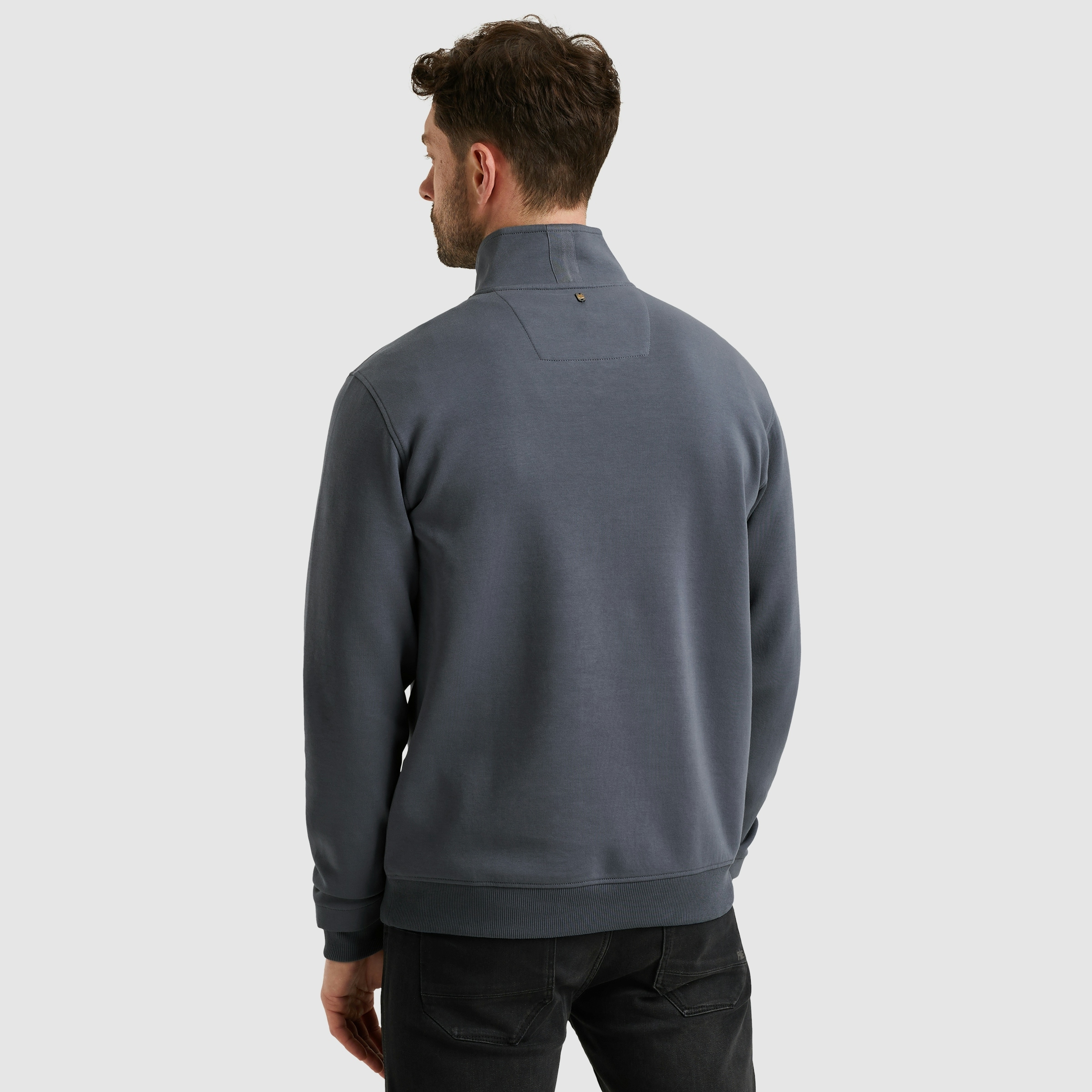 PME LEGEND Sweater , mit Logo-Stickerei und Troyer-Kragen mit Reißverschluss
