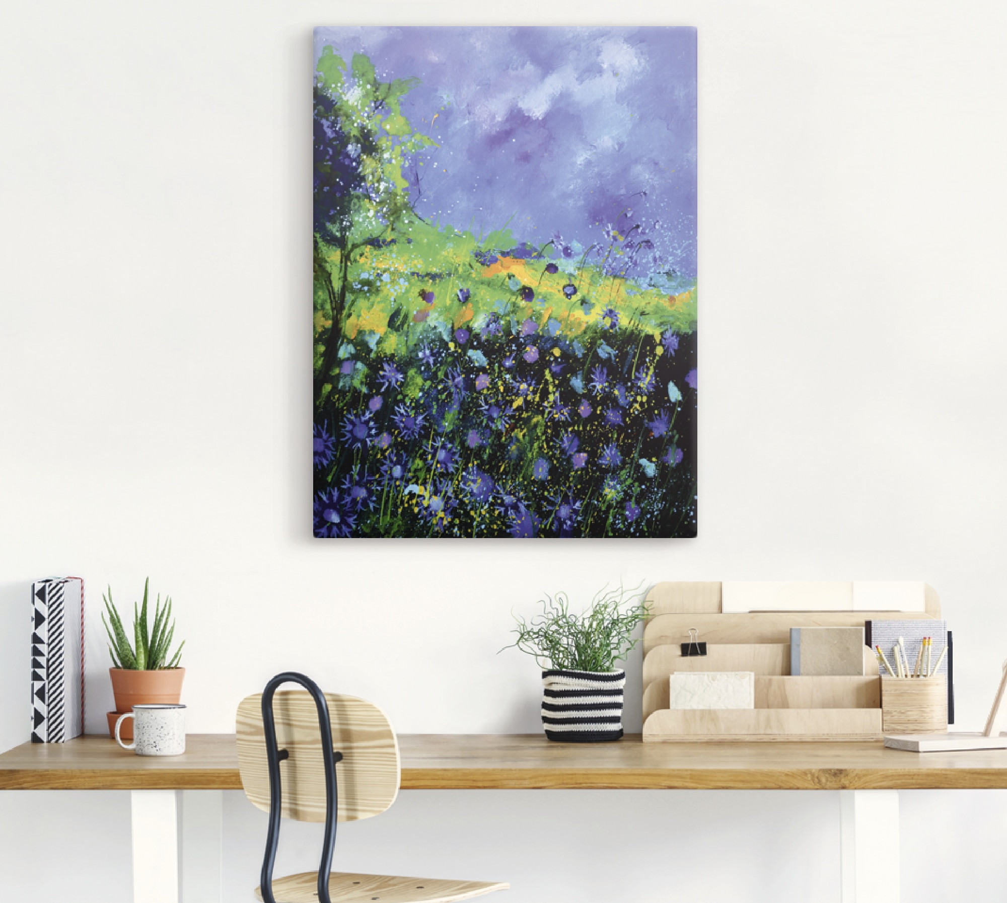 Artland Wandbild "Wilde Blumen", Blumenwiese, (1 St.), als Leinwandbild, Po günstig online kaufen