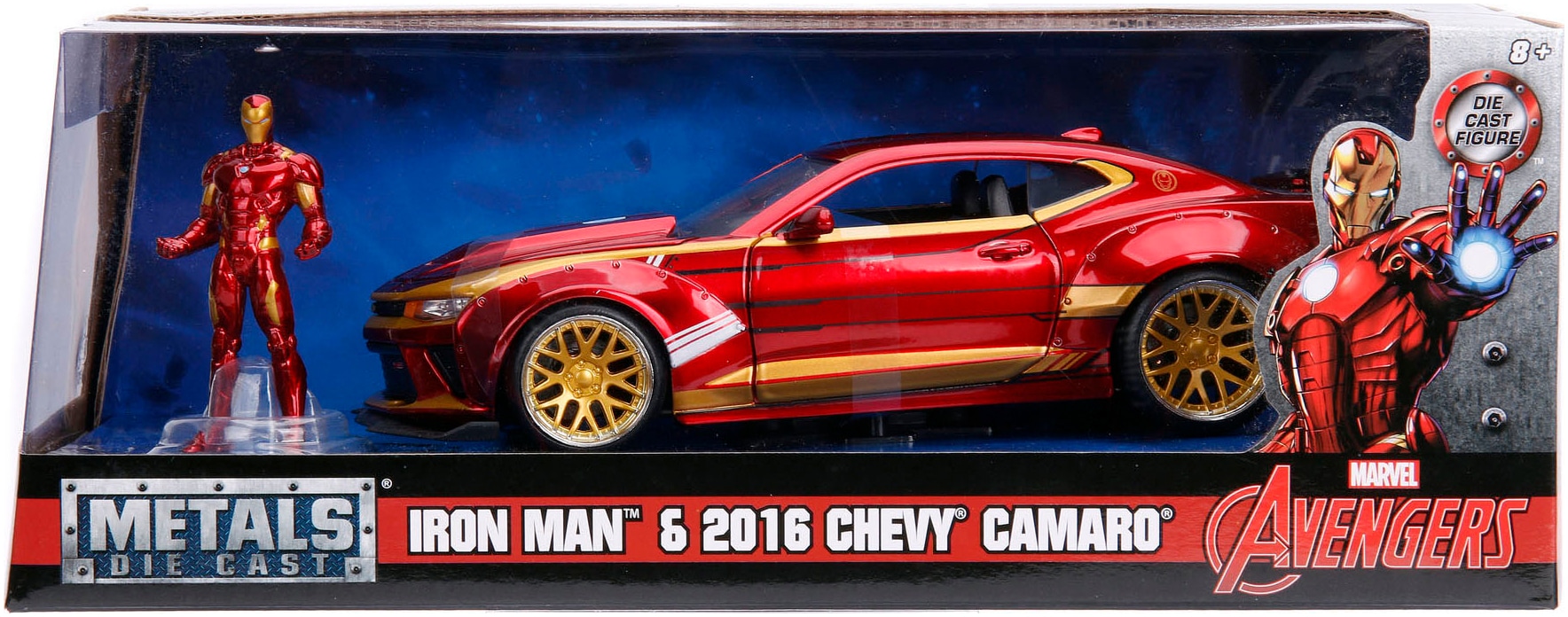 JADA Spielzeug-Auto »Marvel Ironman 2016 Chevy Camaro SS 1:24«