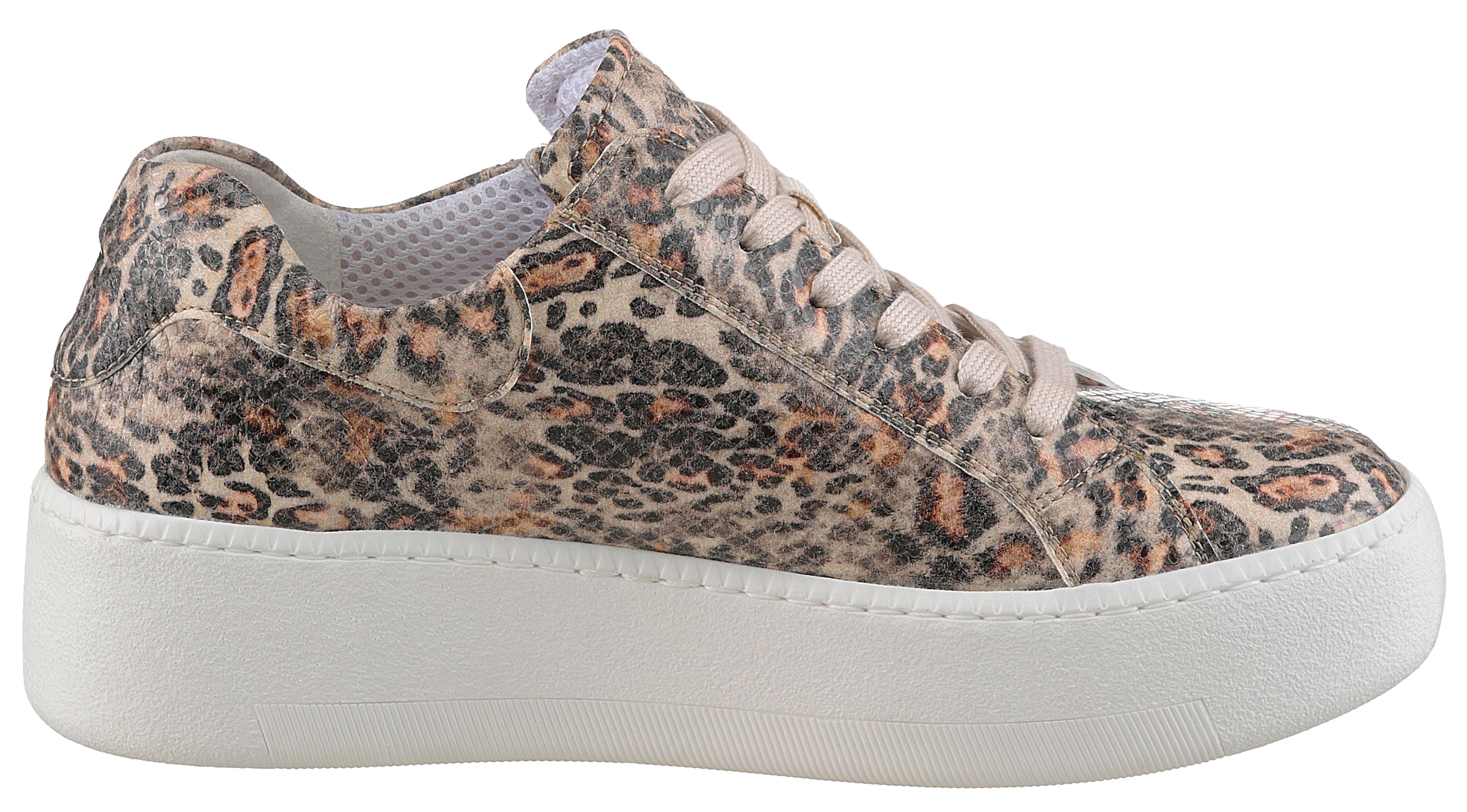 Waldläufer Plateausneaker »H-NICKY«  , Freizeitschuh, Halbschuh, Schnürschuh mit seitlichem Reißverschluss