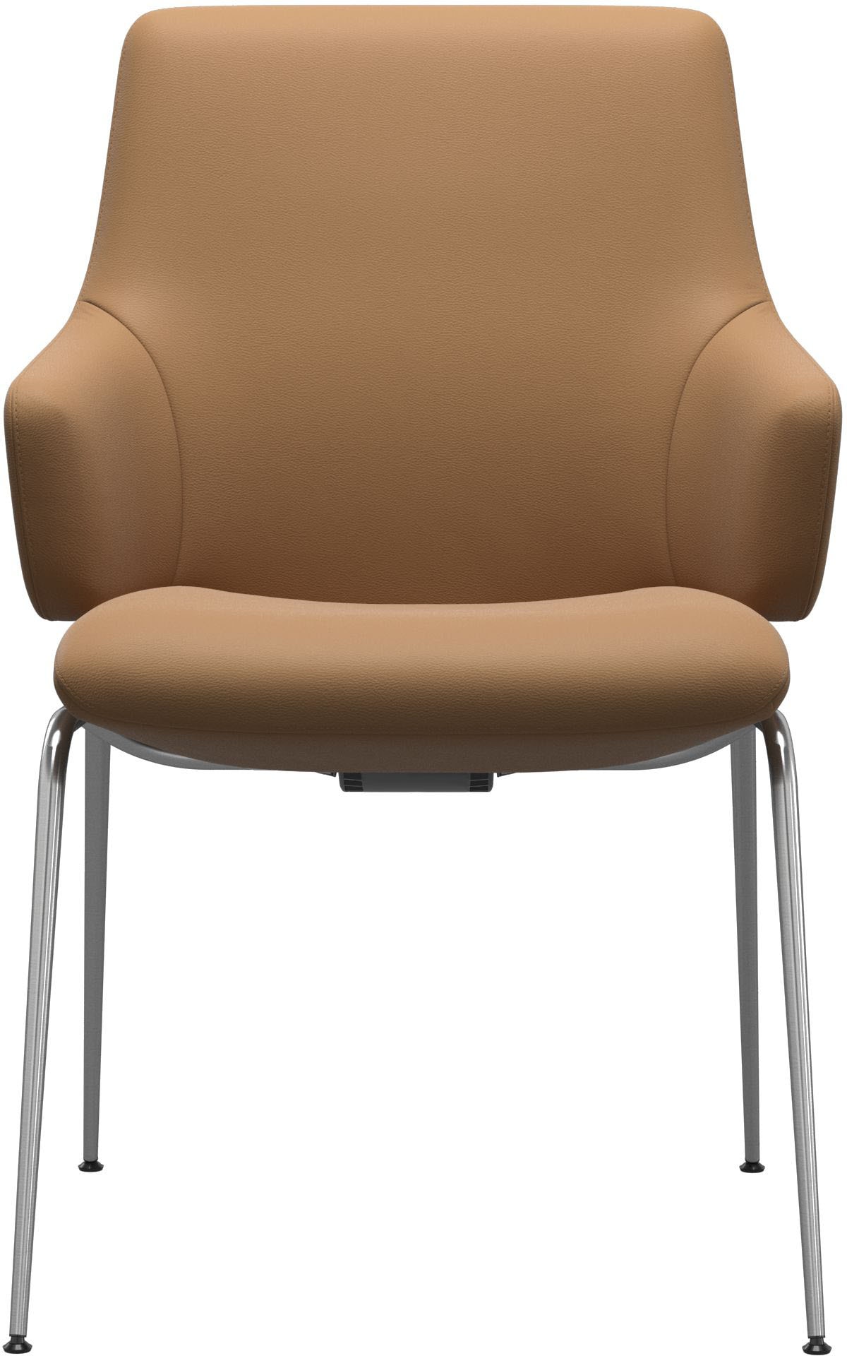 Stressless® Polsterstuhl »Laurel«, Leder PALOMA, Low Back mit Armlehne, Größe L, mit Beinen aus Stahl in Chrom matt