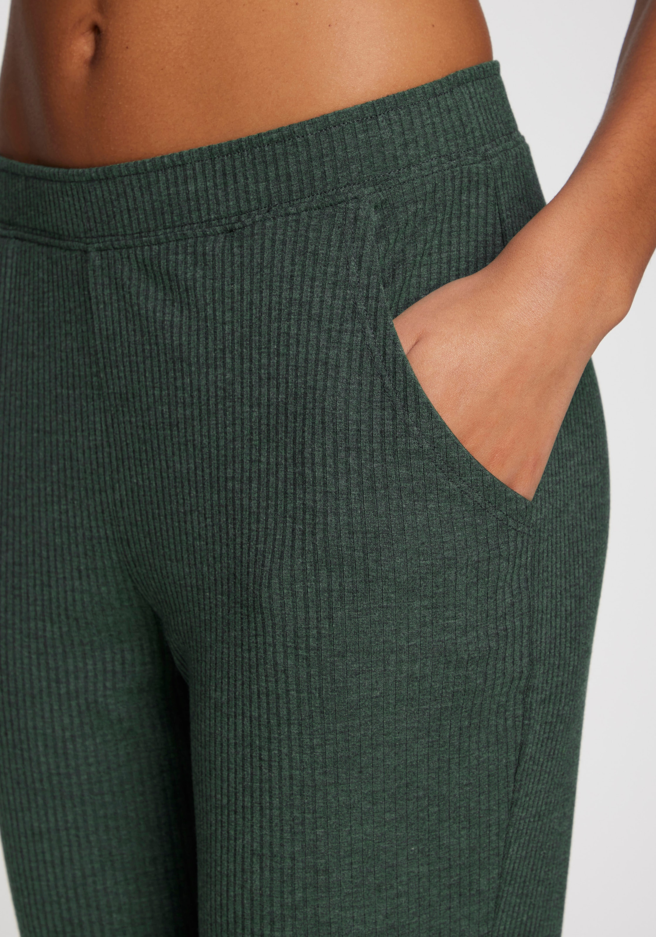 s.Oliver Pyjamahose  aus weicher Rippqualität