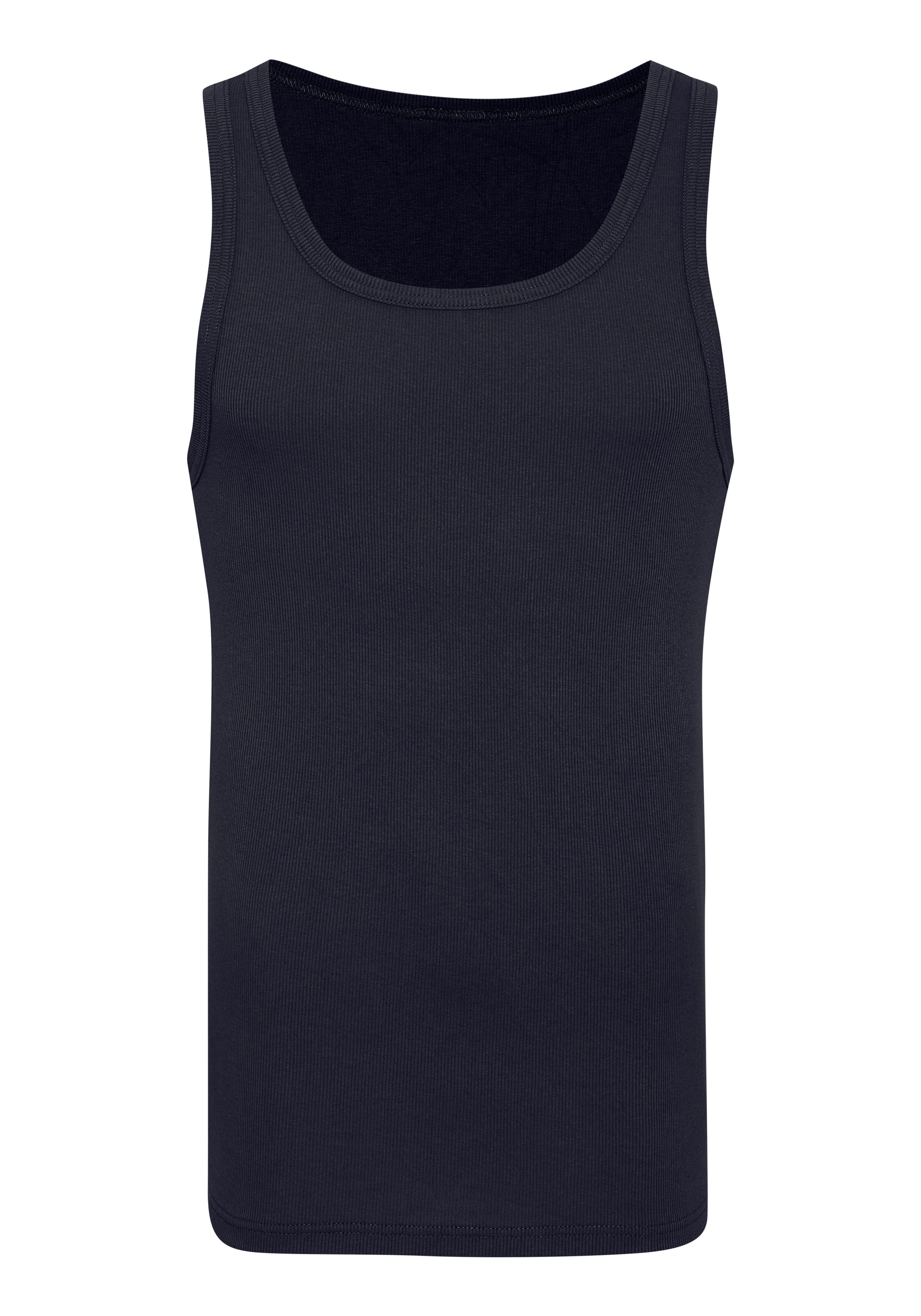John Devin Unterhemd »Tanktop« Packung, 2 Stk. körpernahe Passform, elastisches Doppelripp-Material