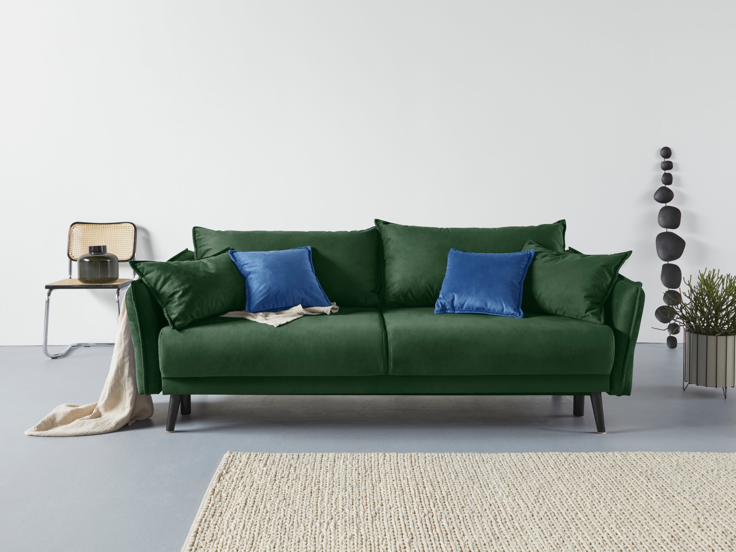 COLLECTION AB Schlafsofa »Asra« incl. Bettfunktion und Bettkasten, Seitenta günstig online kaufen