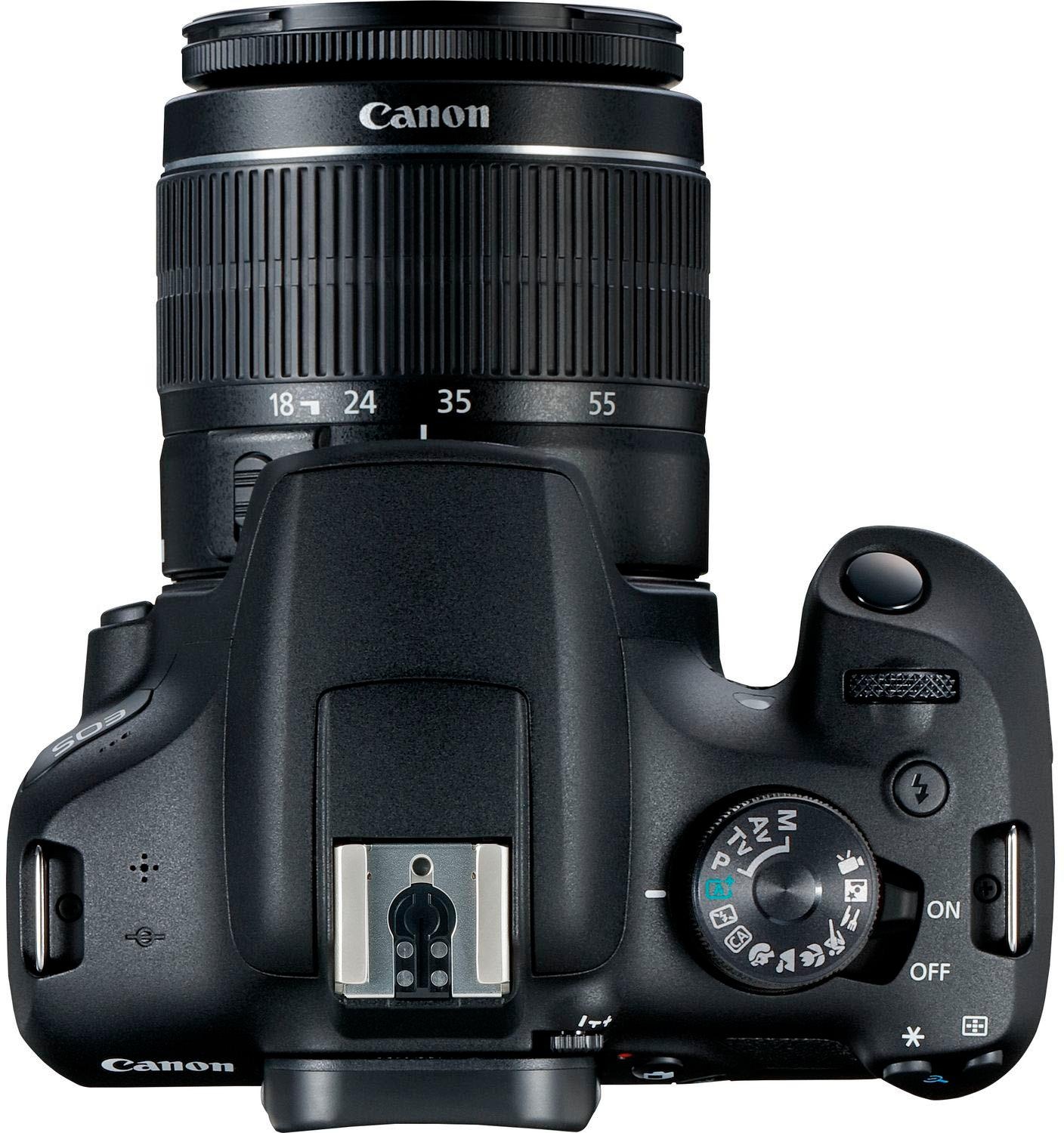Canon Spiegelreflexkamera »EOS 2000D Kit«, EF-S 18-55 IS II, 24,1 MP, NFC-WLAN (Wi-Fi), inkl. EF-S 18-55 IS II Objektiv