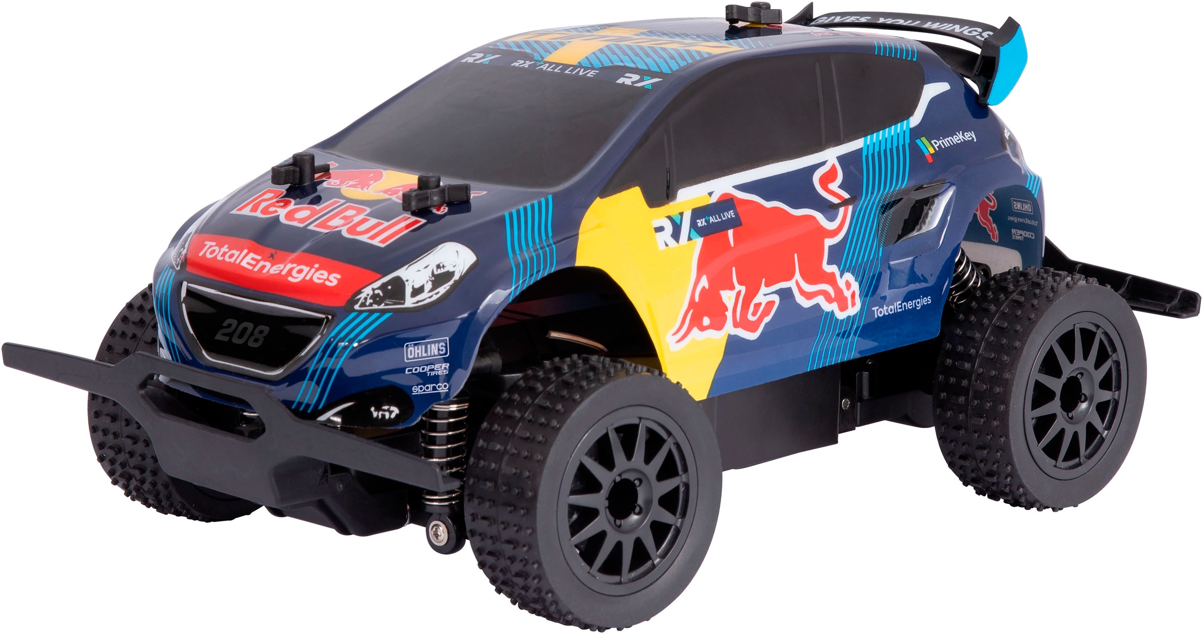 Carrera® RC-Auto »Carrera® RC, Red Bull Peugeot WRX 208«, Rallycross, Hansen D/P, 2,4 GHz
