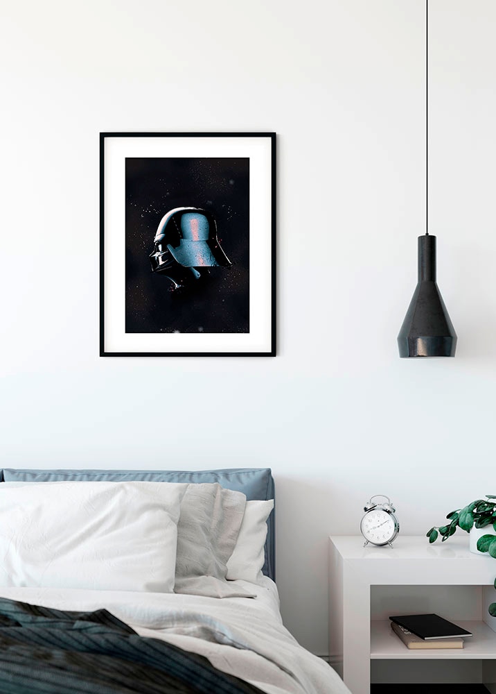 Komar Bild »Star Wars Classic Helmets Vader« Star Wars 1 Stk. tlg. Wandbild zur Dekoration im Kinderzimmer - ohne Rahmen