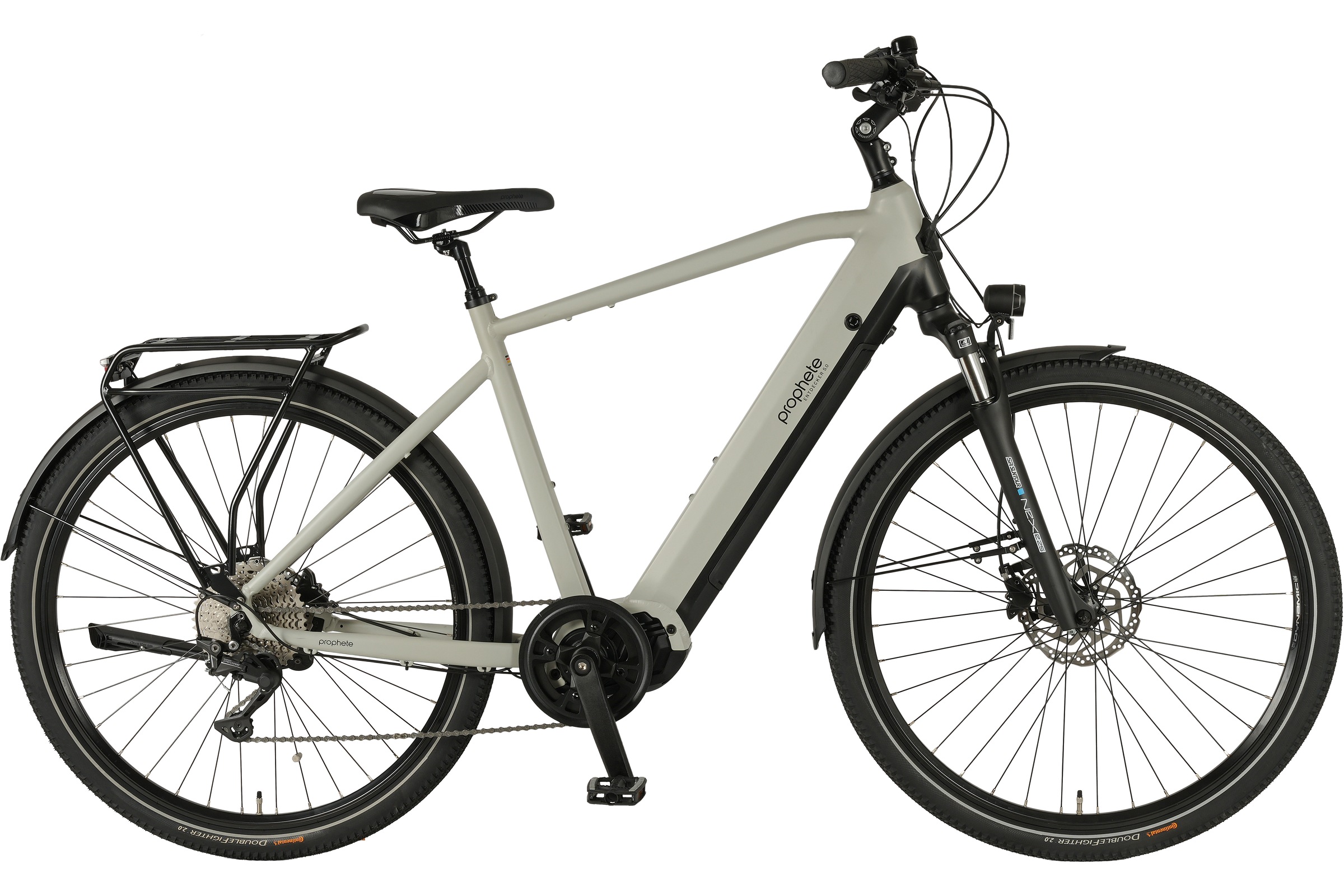 Prophete »Entdecker 5.0« 10 Gang Shimano Deore Schaltwerk Kettenschaltung Mittelmotor 250 W Pedelec, Elektrofahrrad für Herren
