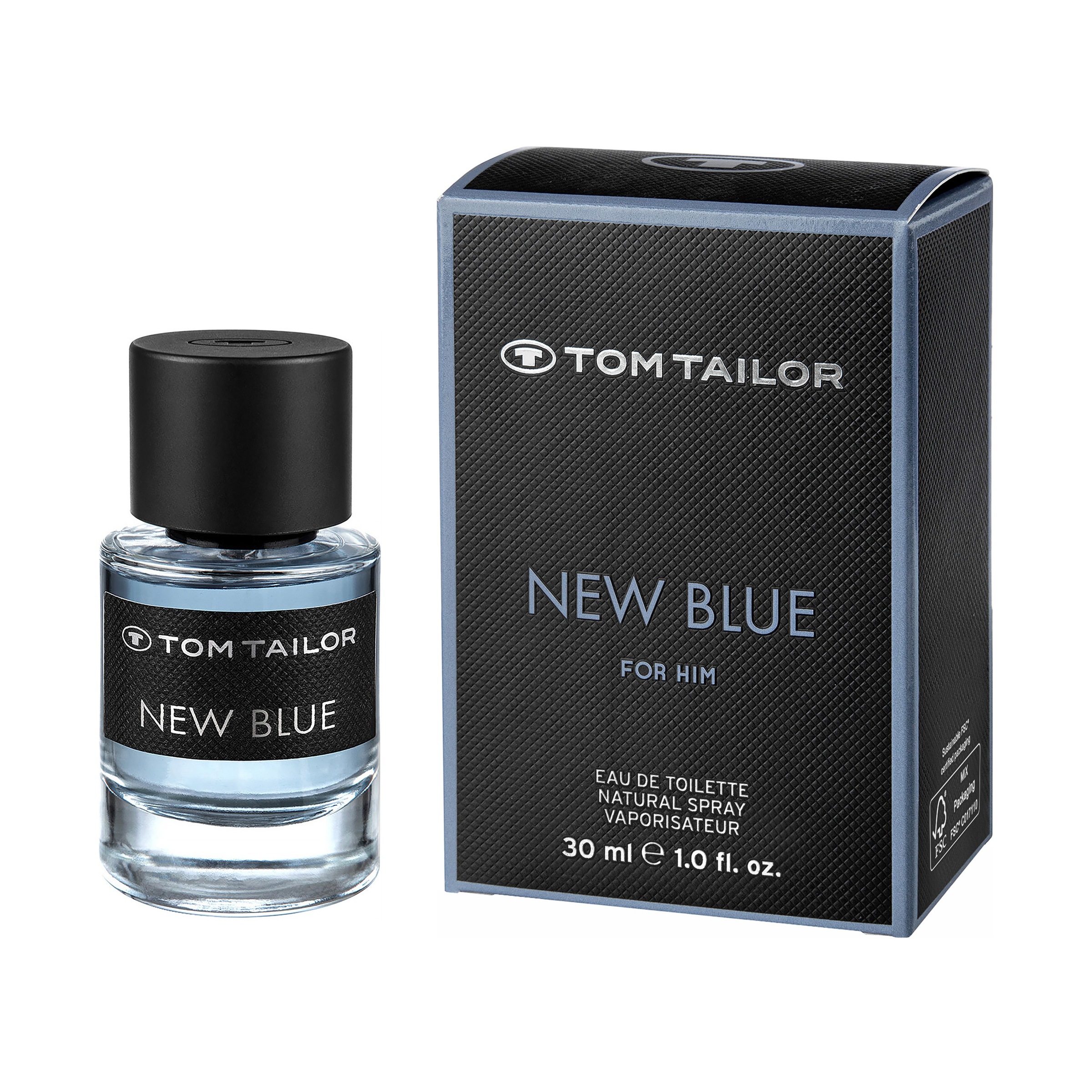 TOM TAILOR Eau de Toilette »NEW BLUE« frische Duftrichtung, Zitronen-Kopfnote