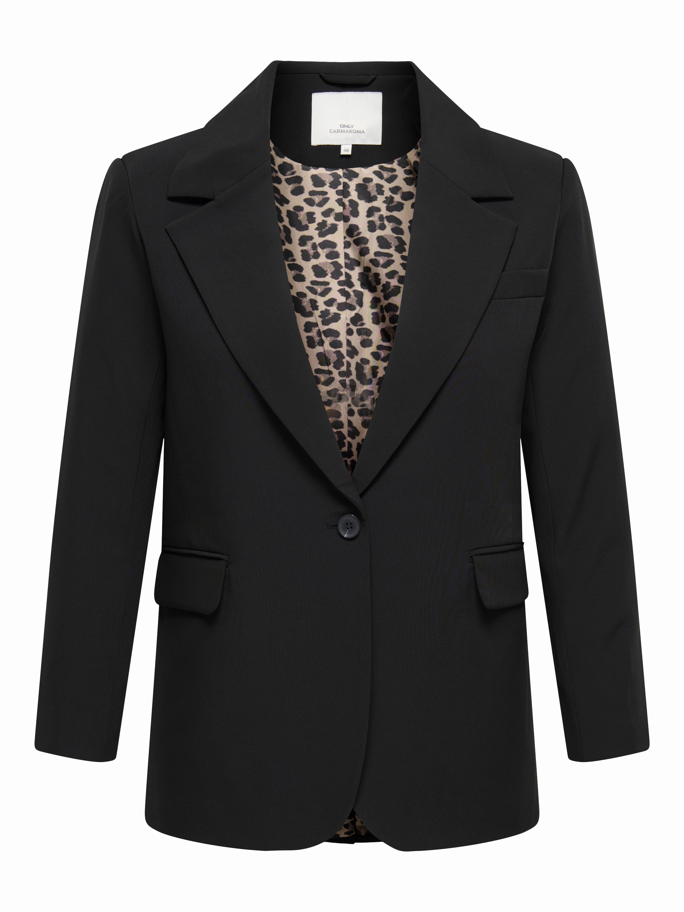 ONLY CARMAKOMA Kurzblazer »CARLANA-BERRY L/S REG BLAZER TLR« Kunstfaser