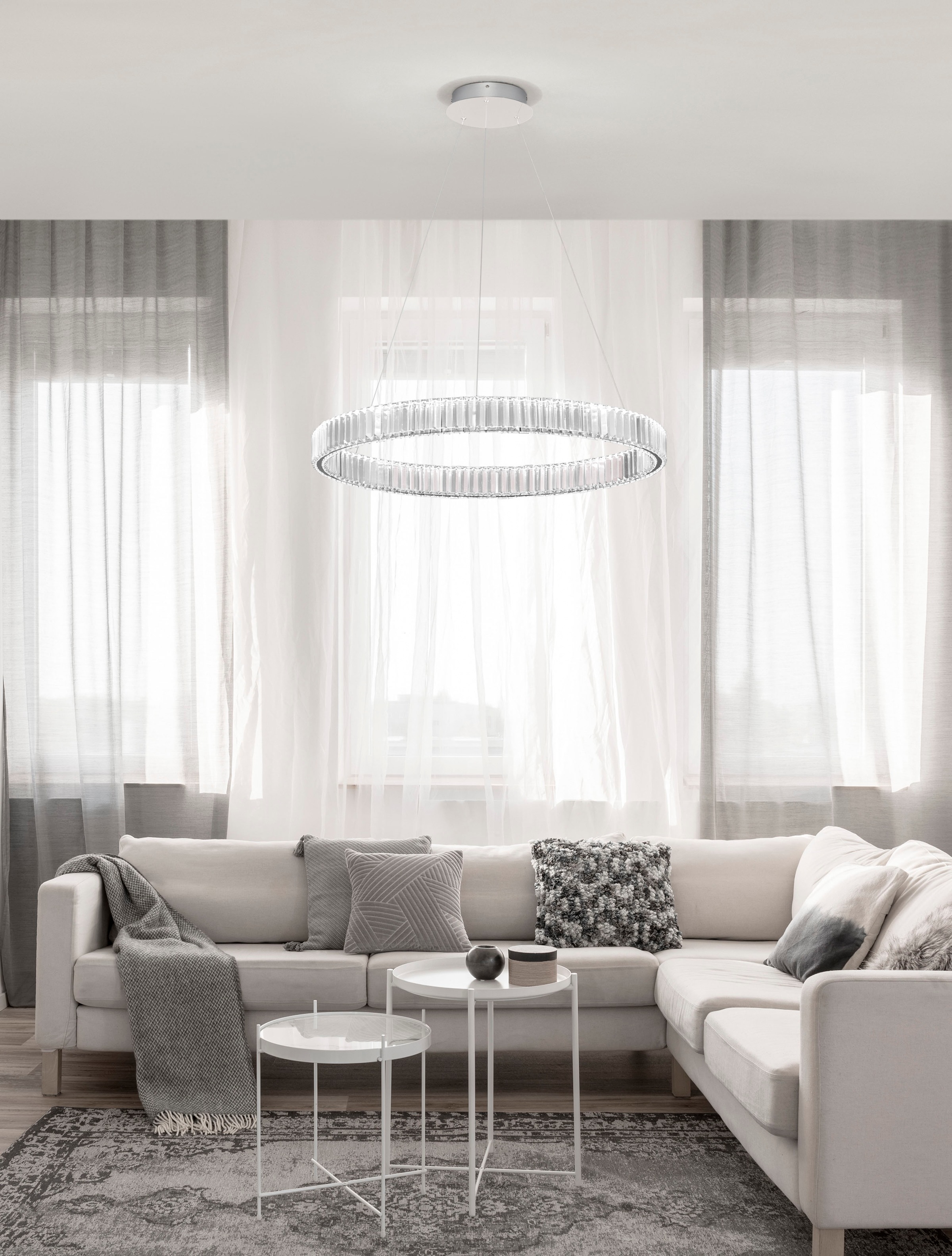 Nova Luce LED-Hängeleuchte »AURELIA«, 1 flammig, Leuchtmittel LED-Modul   L günstig online kaufen