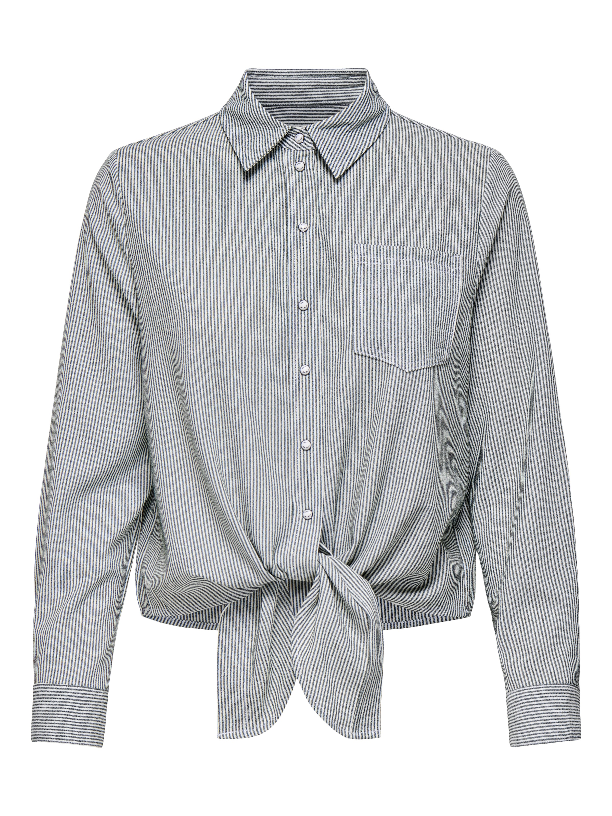 ONLY Hemdbluse »ONLLECEY LS KNOT SHIRT NOOS WVN«